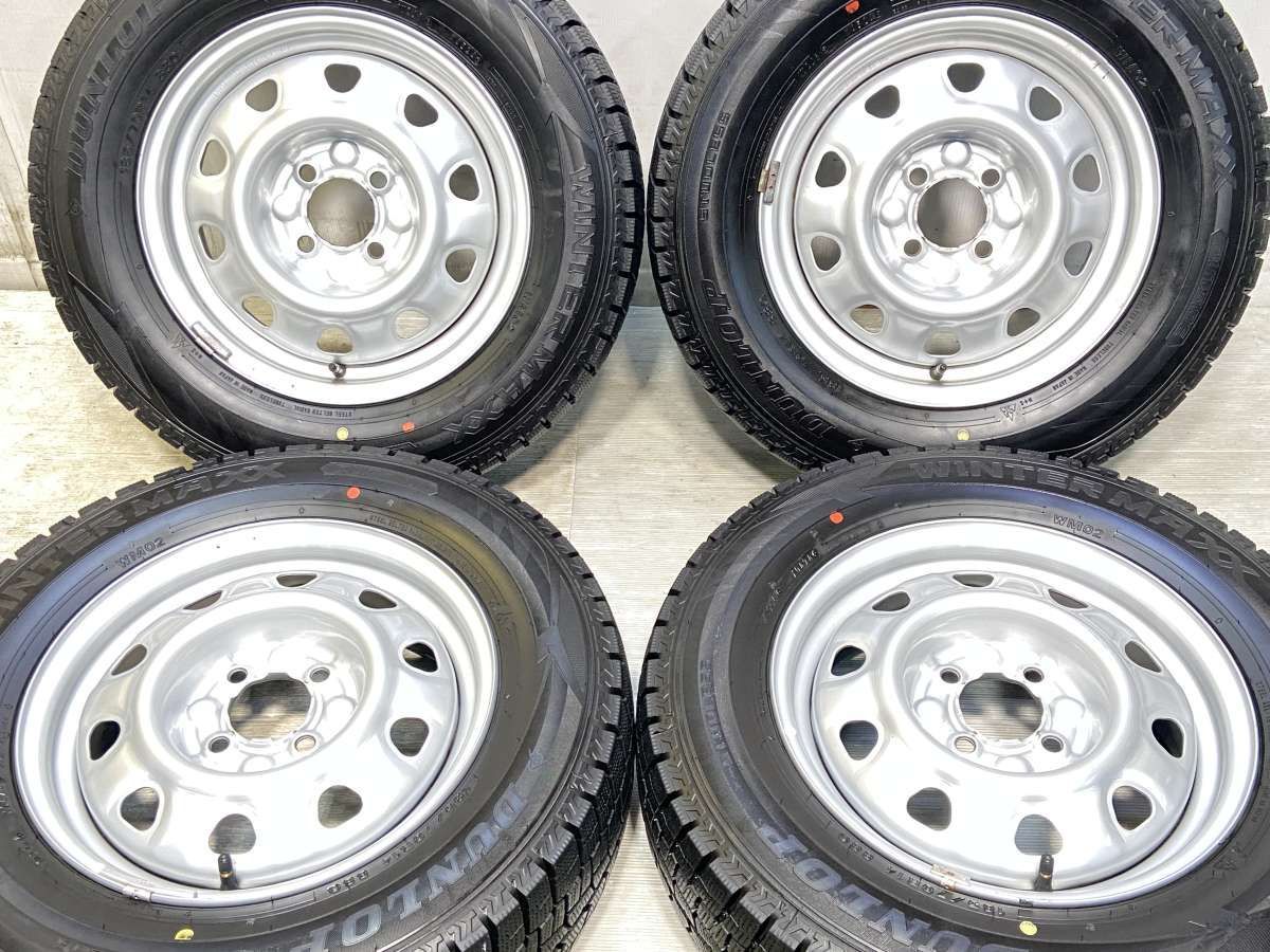 185/70R14 ダンロップ ウィンターマックス WM02 TOPY M4 7A 14x5.0 100