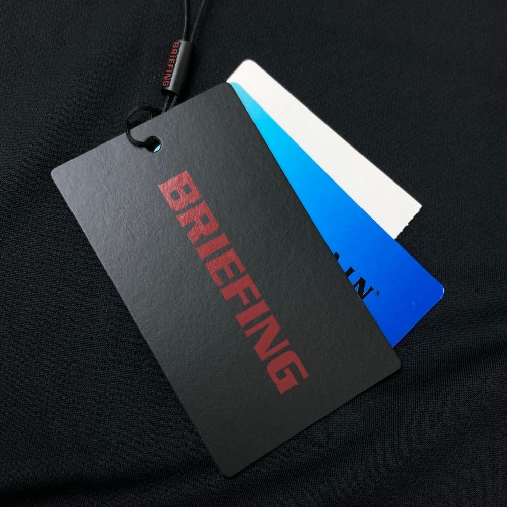 サイズ：S BRIEFING GOLF ブリーフィング 2025年 半袖モックネックT