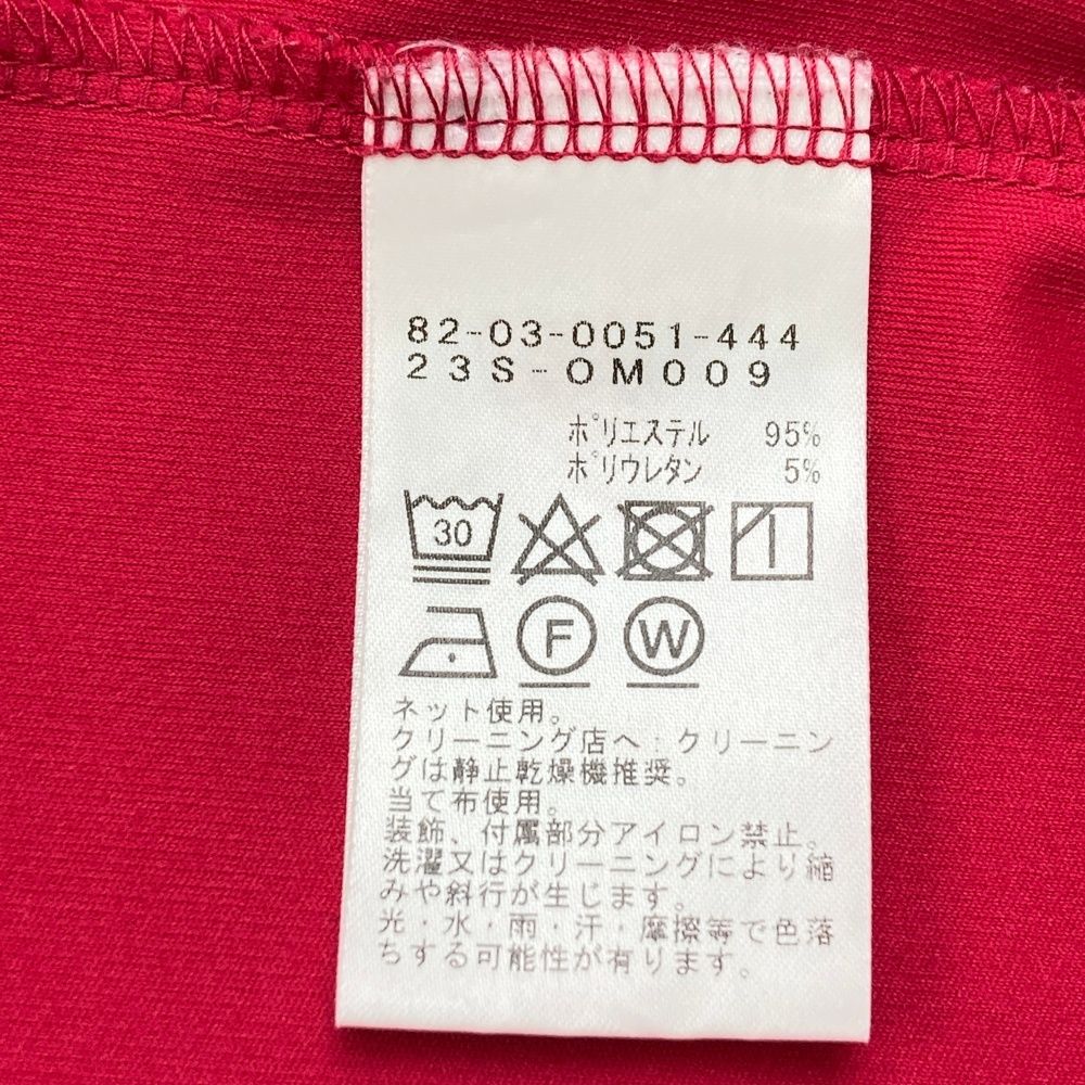サイズ：S BEAMS GOLF ビームスゴルフ 2023年モデル ハイネック 半袖Tシャツ  レッド系 [240101597686] ゴルフウェア メンズ ストスト サイズ：S BEAMS GOLF ビームスゴルフ 2023年モデル ハイネック 半袖T