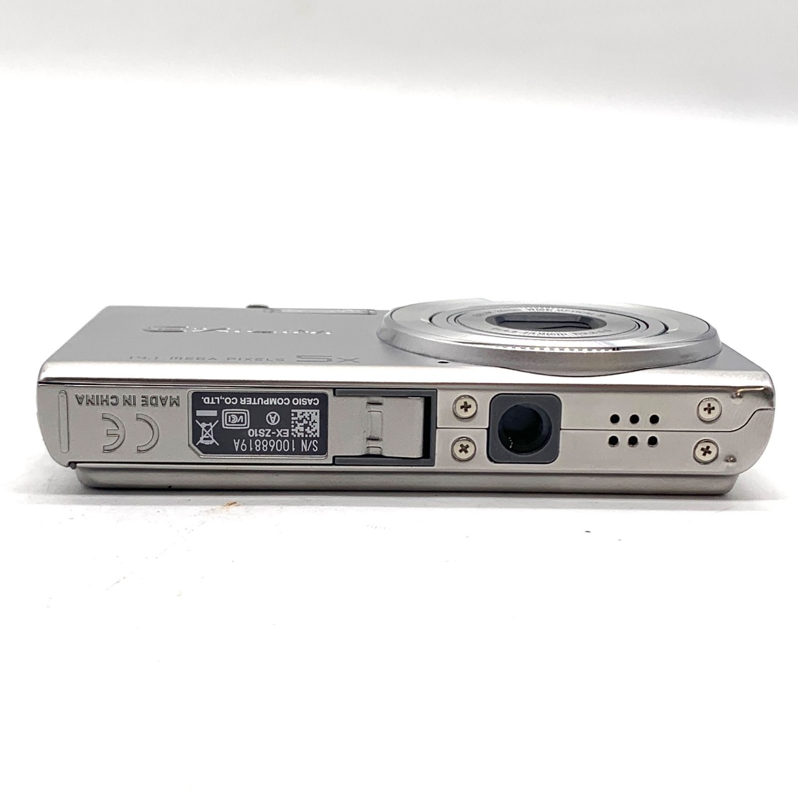 動作未確認】CASIO デジタルカメラ EXILIM EX-ZS10 シルバー - メルカリ
