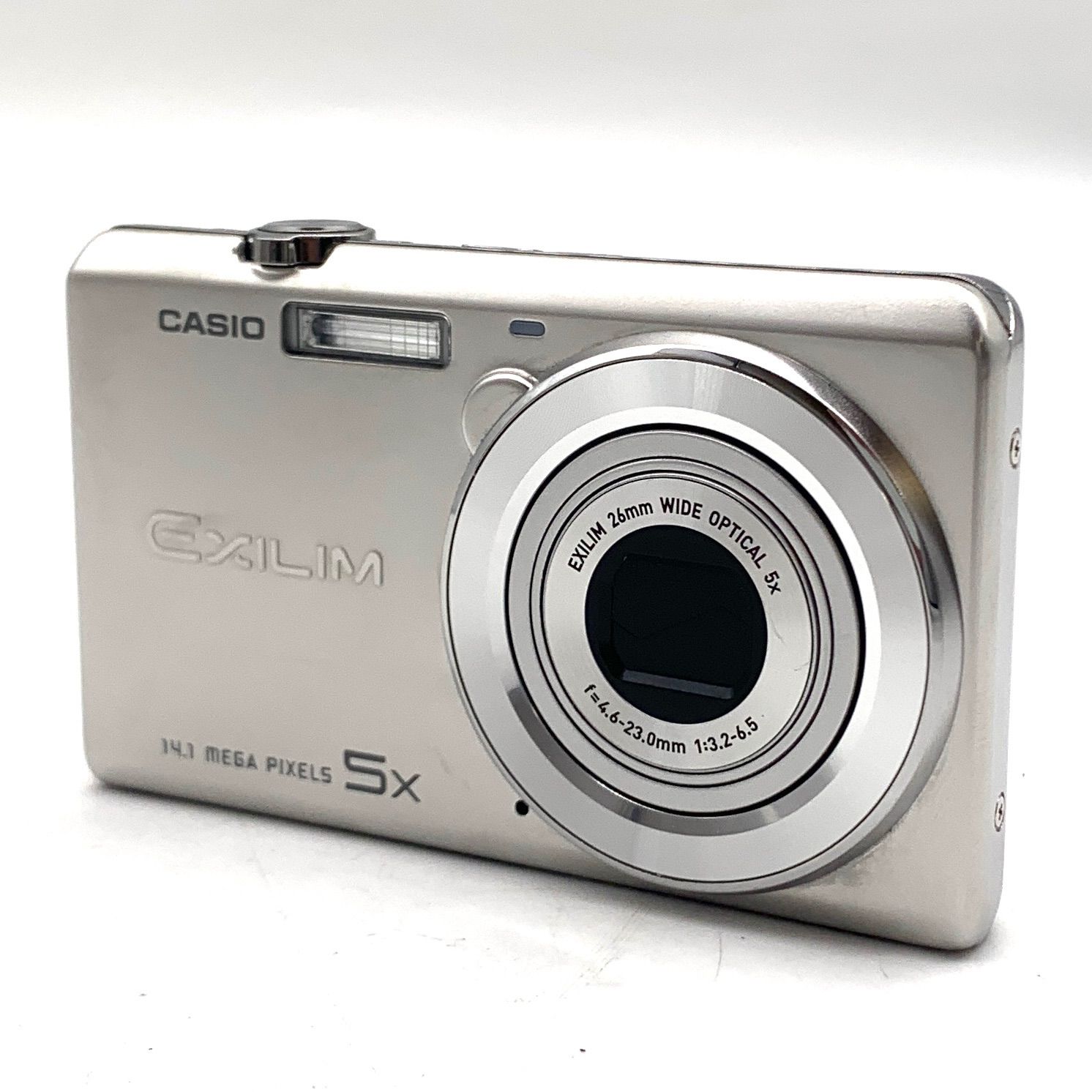 CASIO EXILIM EX-ZS10　デジタルカメラ＊シルバー 動作未確認】CASIO デジタルカメラ EXILIM EX-ZS10 シルバー - メルカリ