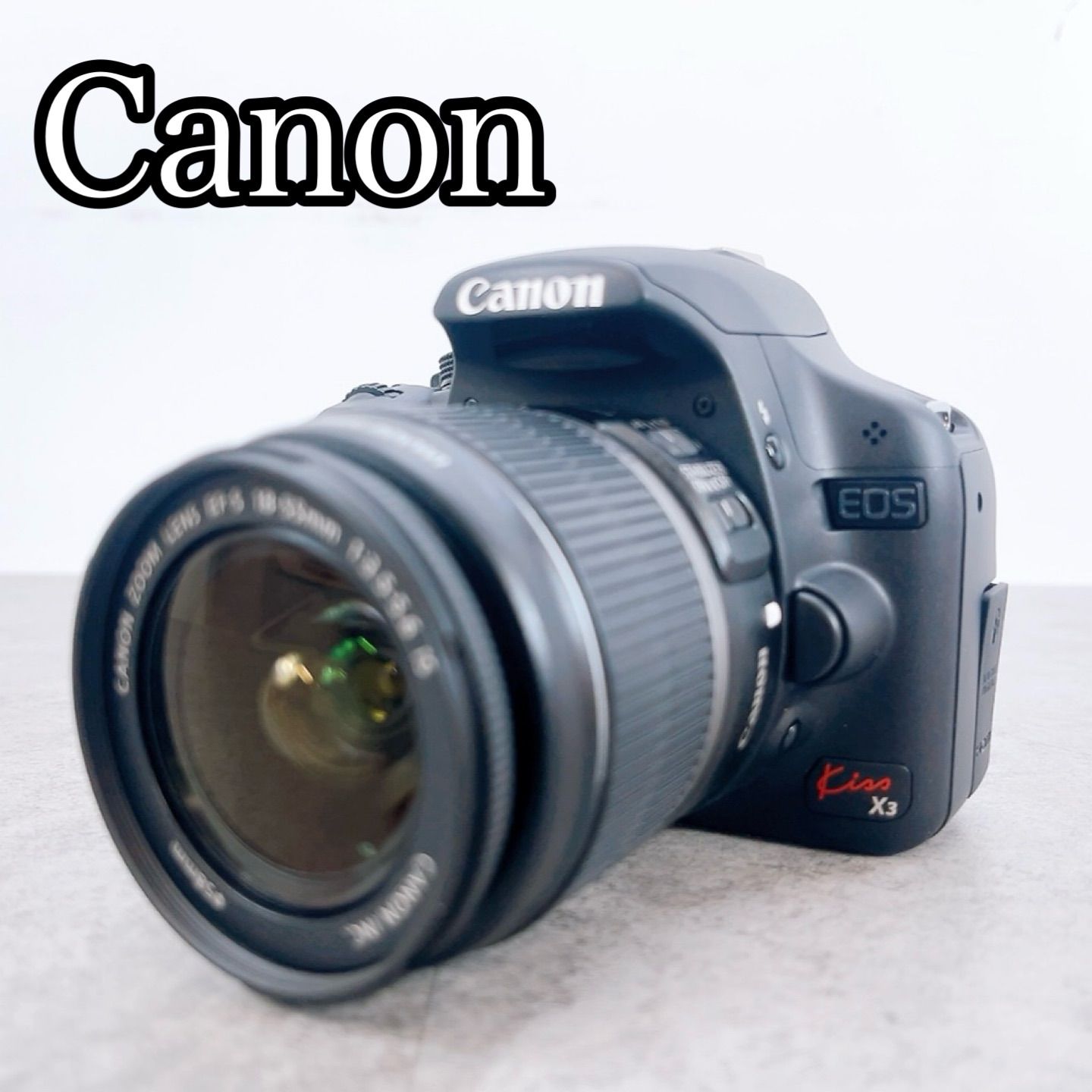 H-507 Canon EOS Kiss X3 DS126231 デジタル一眼レフ ブラック 動作