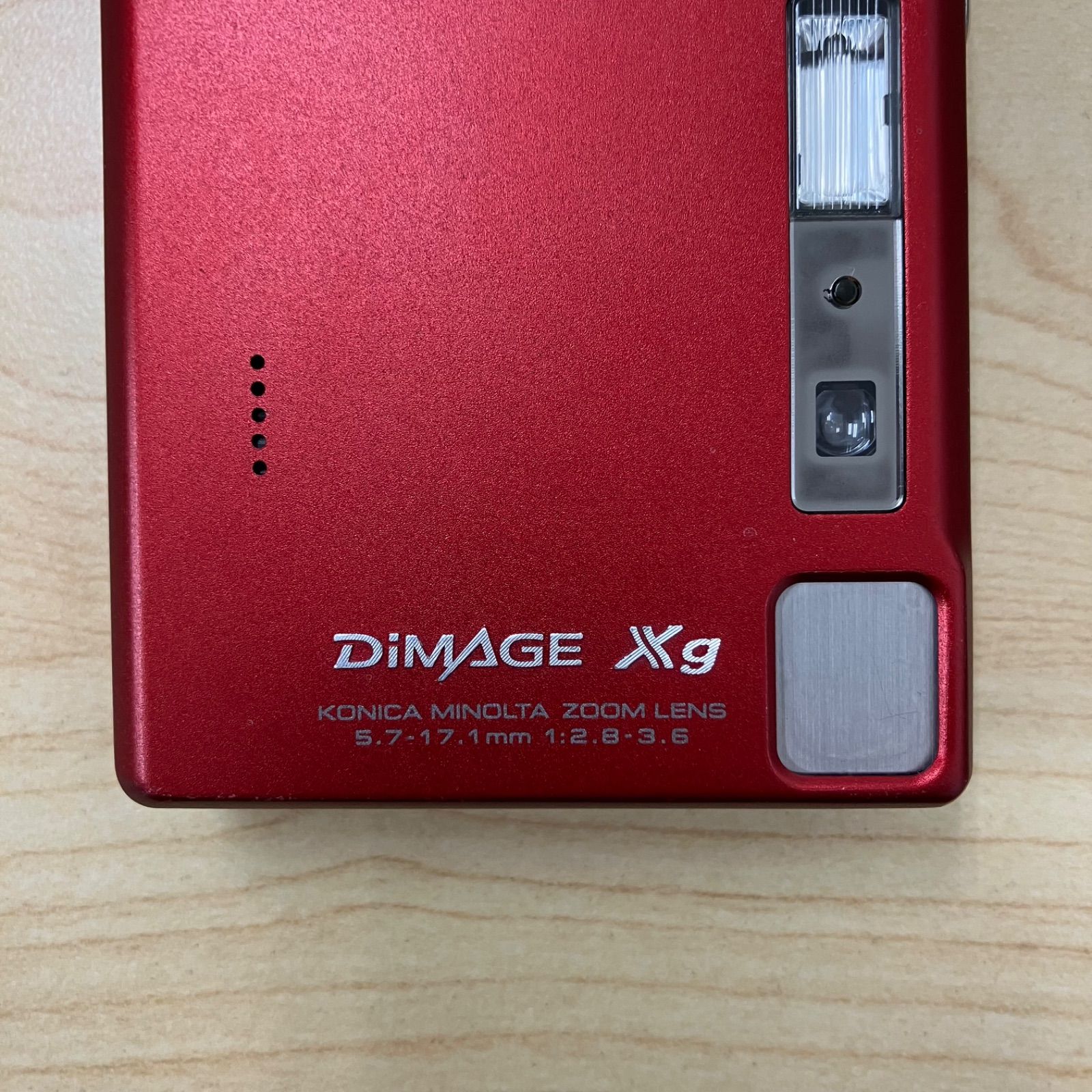 ジャンク品】コニカ ミノルタ KONICA MINOLTA DiMAGE Xg レッド 12x