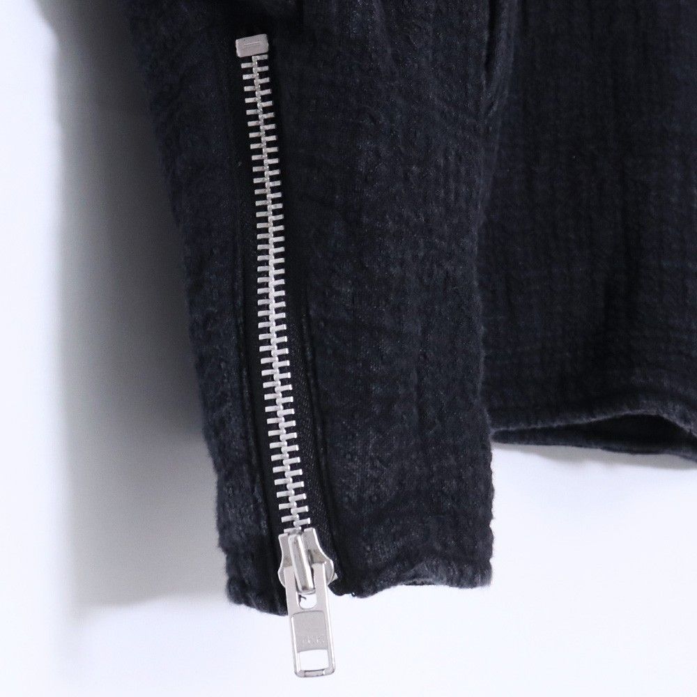 PORTER CLASSIC 刺し子シングルライダースジャケット Sサイズ ブラック