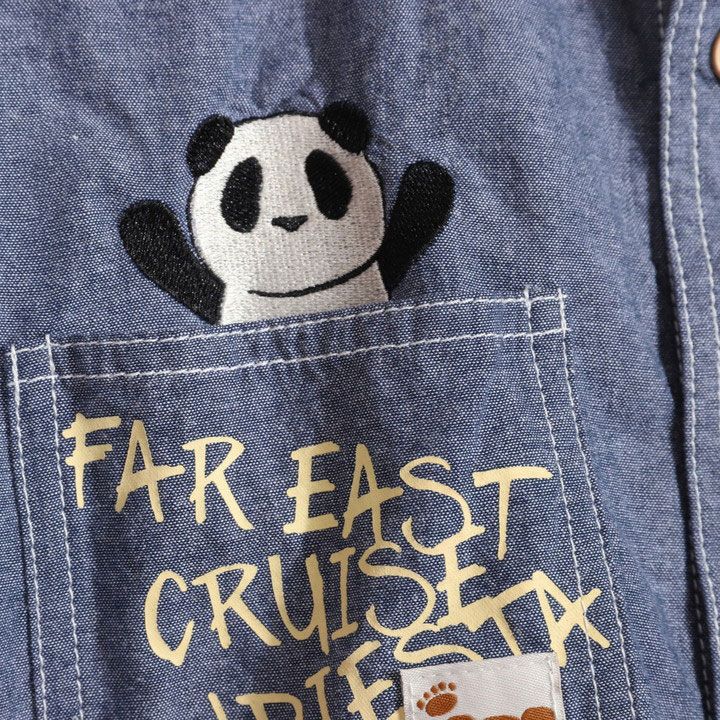 PANDIESTA 日本縦断トリップパンダ シャンブレーシャツ 564200