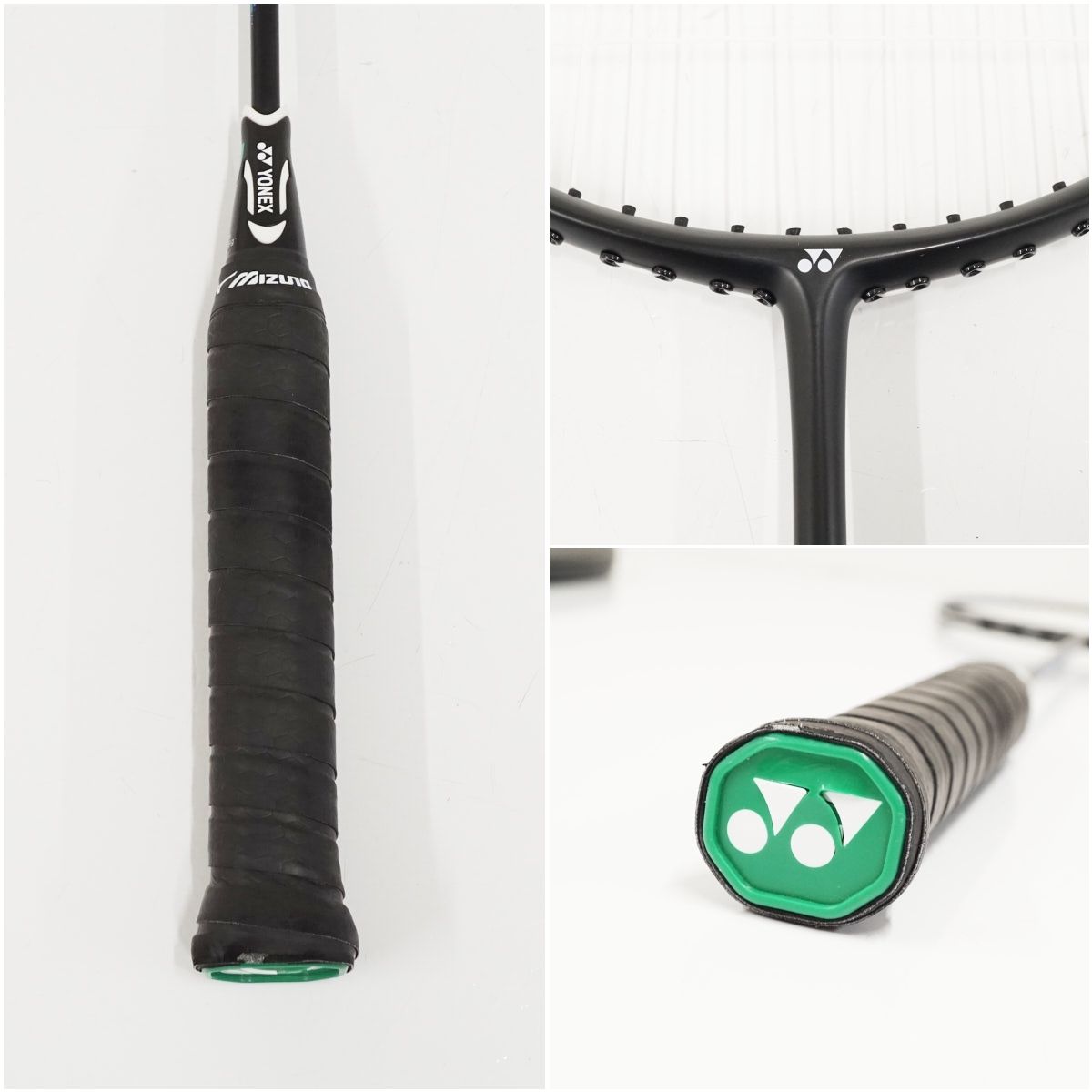 YONEX バドミントンラケット USED美品 NANOFLARE 002 CLEAR ナノフレア