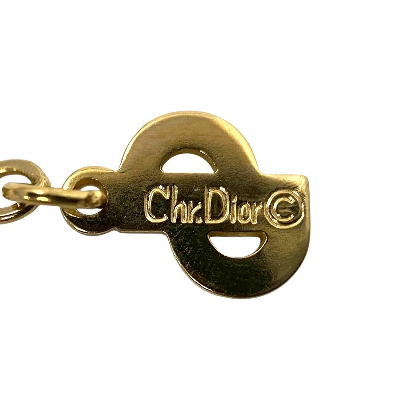 美品　クリスチャンディオール　ゴールド　ネックレス　CDロゴ Christian Dior ディオール CDロゴ ネックレス ゴールド ヴィンテージ