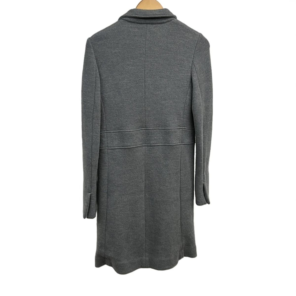 美品✨ICB アイシービーロングコート　カシミヤ100％グレーレディース11号 ICB(アイシービー) コート サイズ11 M レディース美品 - グレー 長袖