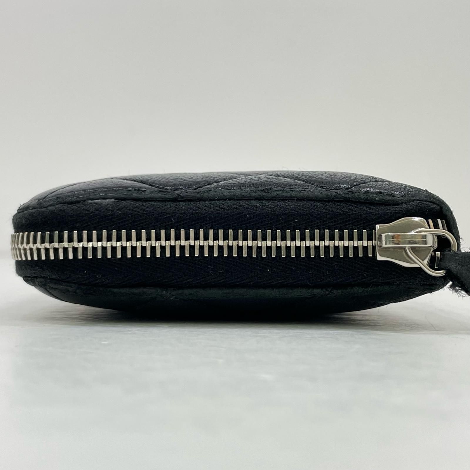 CHANEL | シャネル マトラッセ ラウンドファスナー長財布 ブラック 