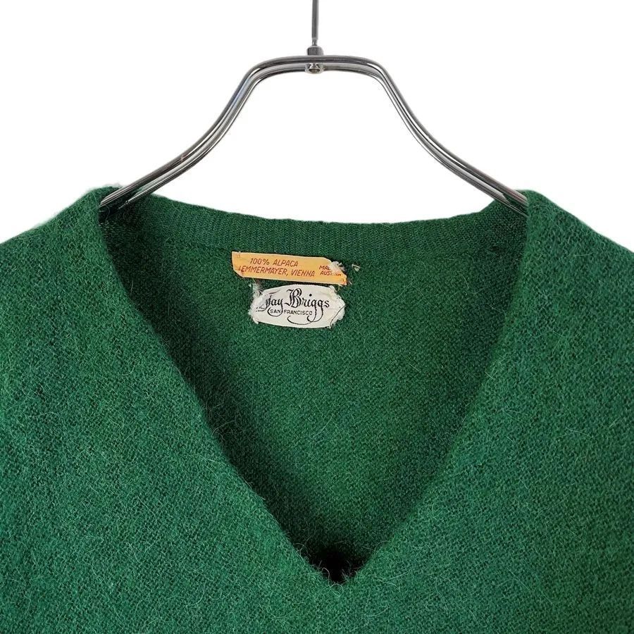 オーストラリア製JayBriggsSanFranciscoアルパカニットVネックセーター