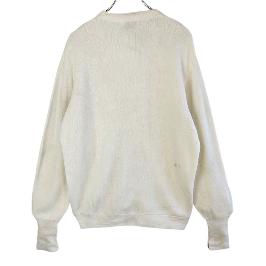 70s糸巻きタグ！アイゾッドラコステIzod Lacosteニットカーディガン 