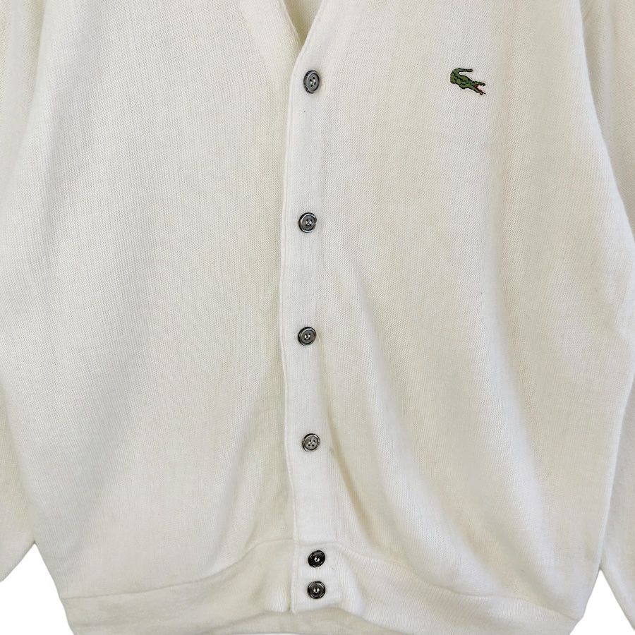 70s糸巻きタグ！アイゾッドラコステIzod Lacosteニットカーディガン 