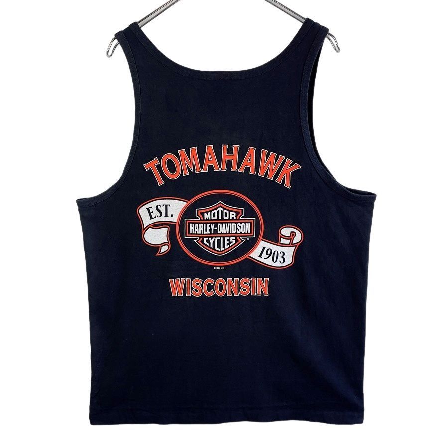 ハーレーダビットソンHarleyDavidsonタンクトップノースリーブシャツ