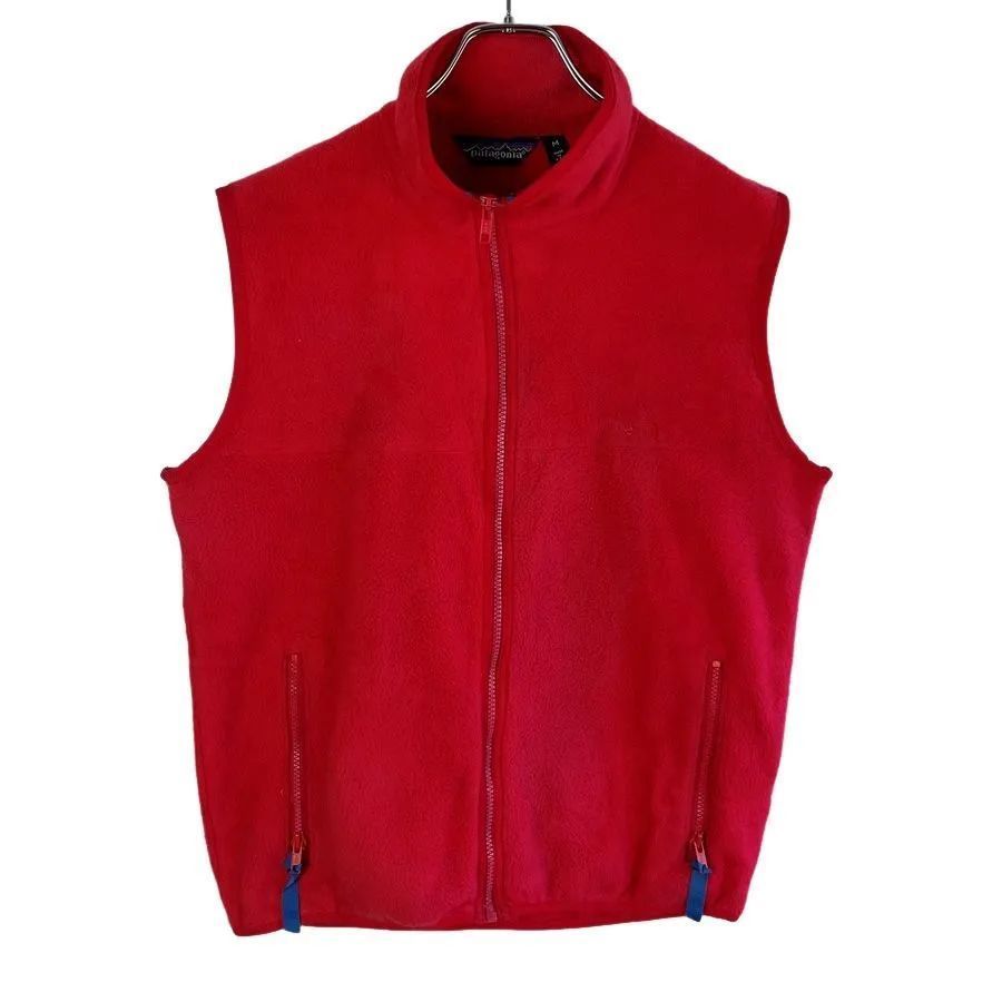 80s90sUSA製パタゴニアPatagoniaジップアップシンチラフリースベスト
