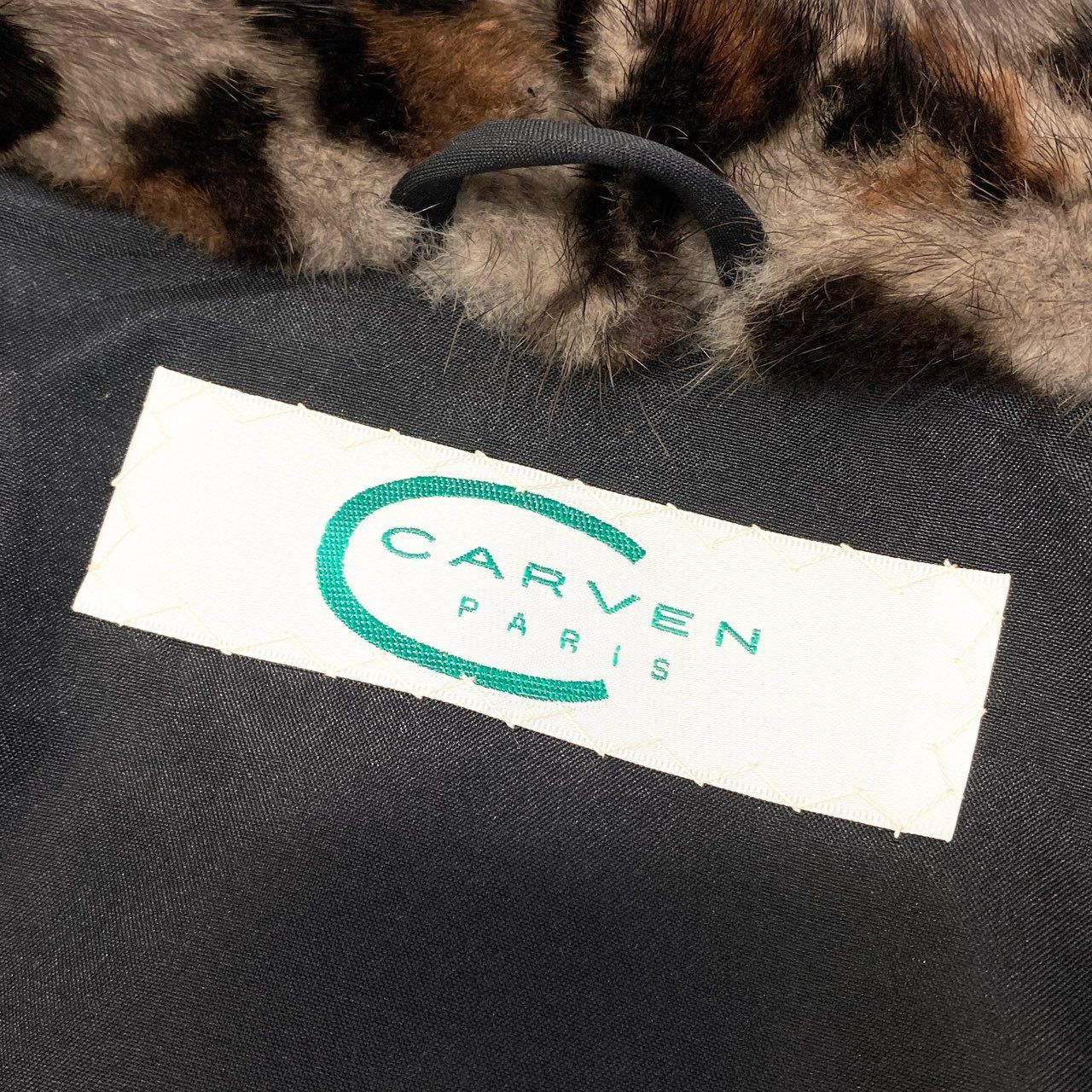 81a24 《希少》 CARVEN PARIS カルヴェン 染めミンク ミンクコート