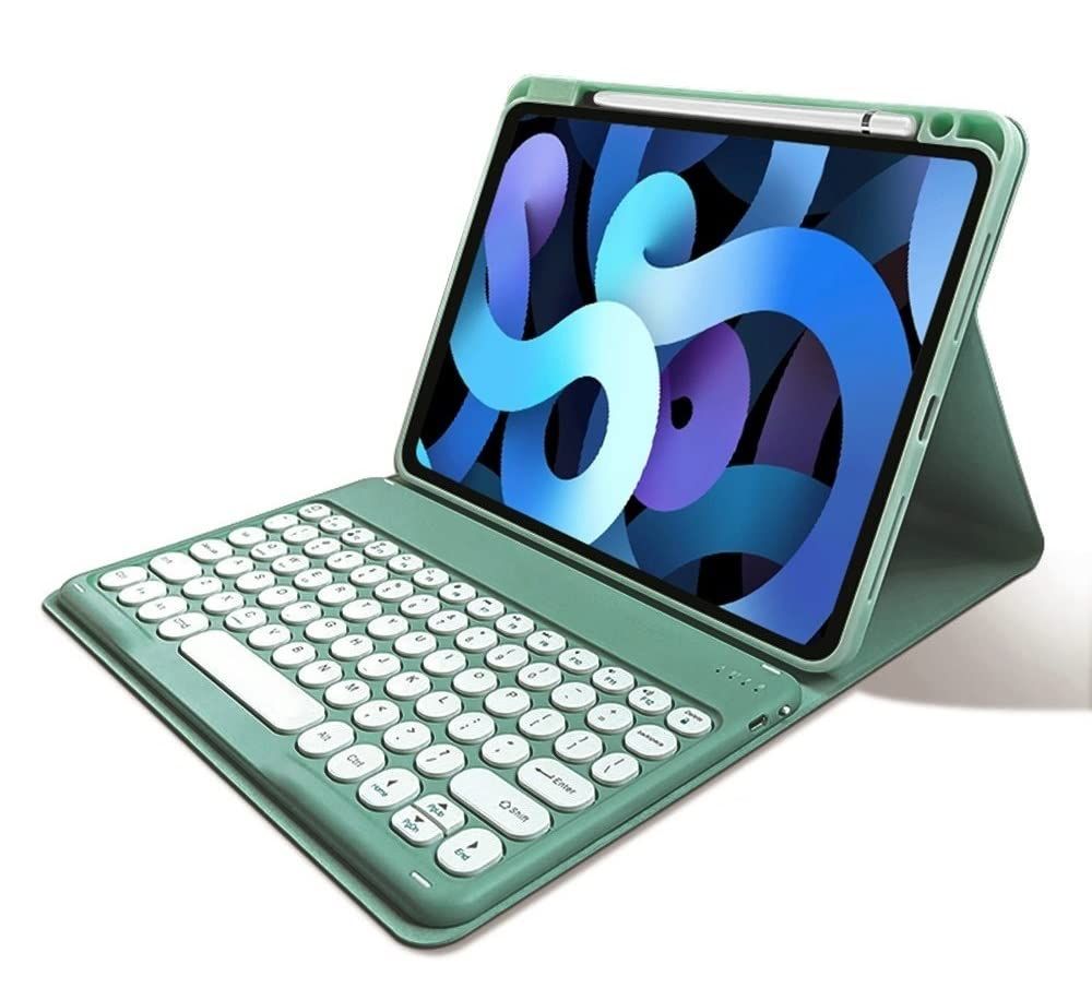新品 iPad mini7 A17 Pro キーボードケース iPad Mini6 キーボード 丸