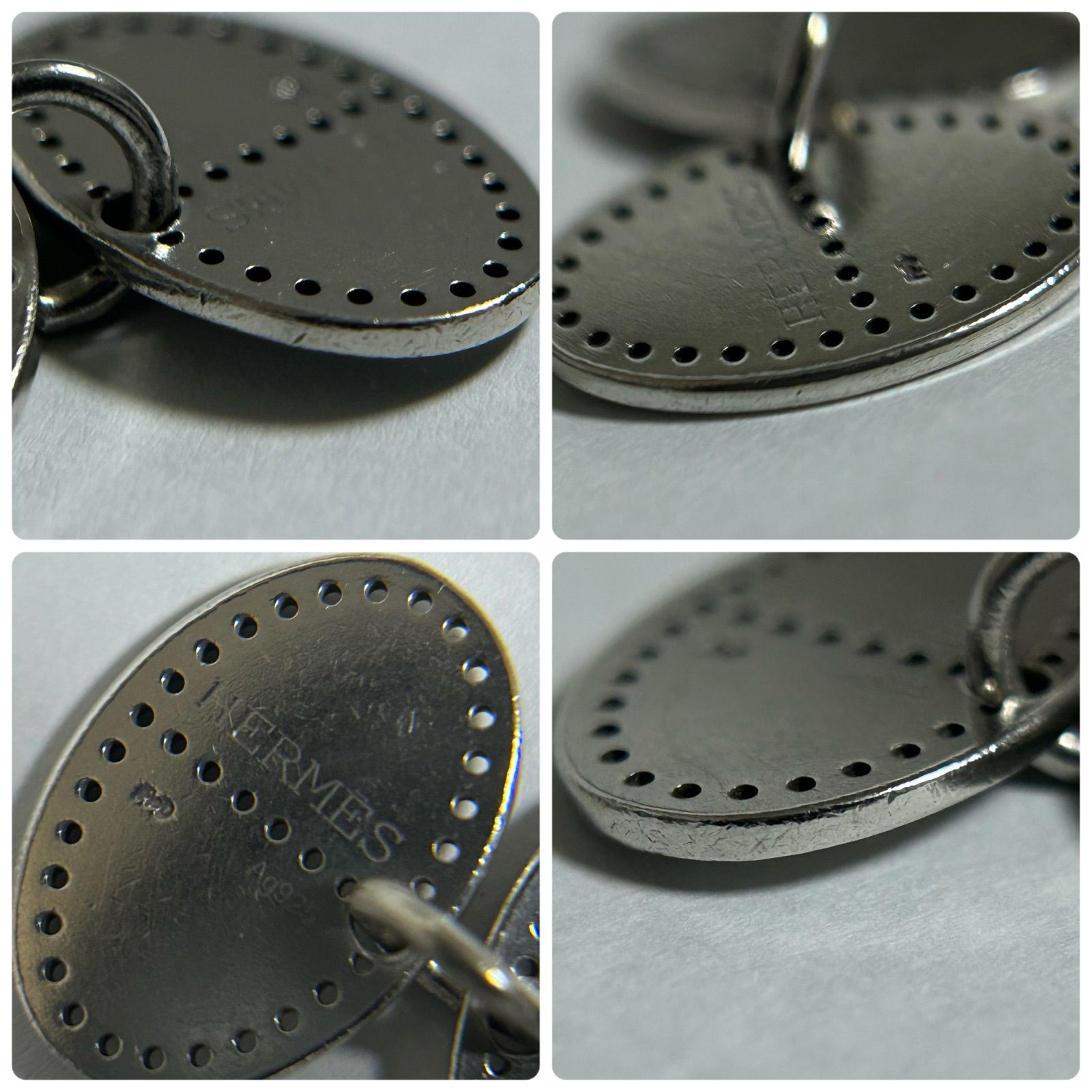 使用感大】 エルメス エクリプス エブリン 925 ネックレス トップ