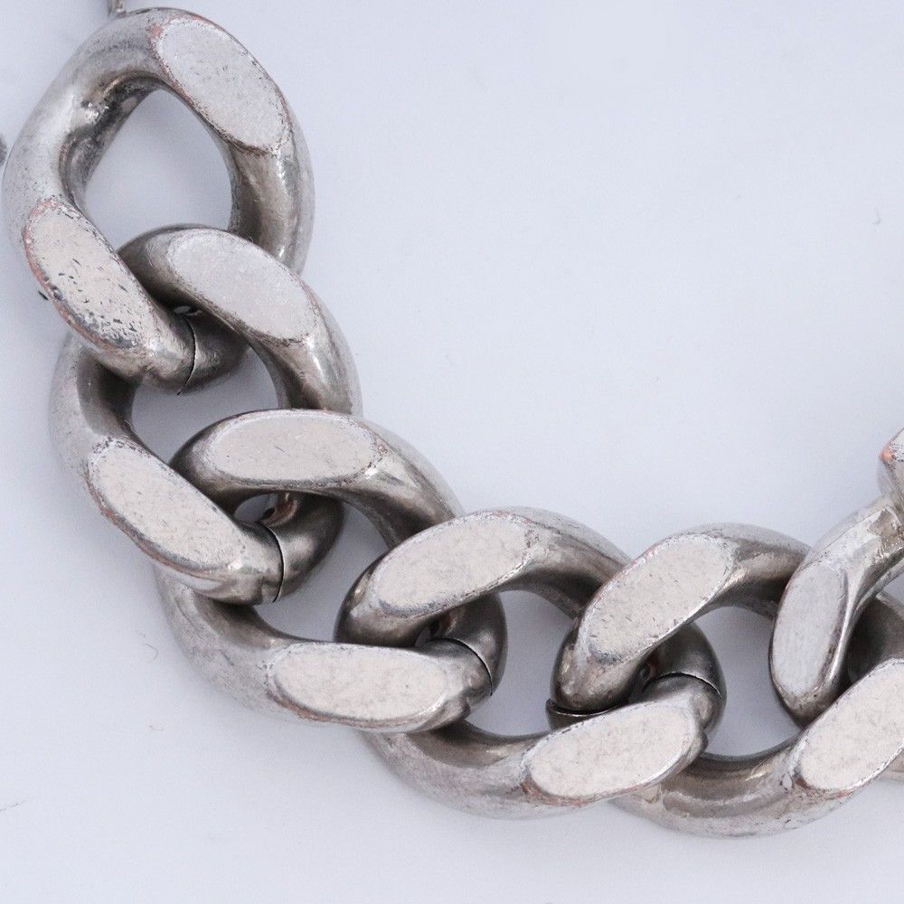 OFF-WHITE アローチェーンブレスレット シルバー OMOA10CC99MET0017200