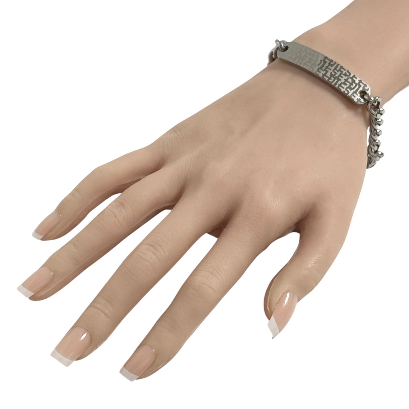ディーゼル メンズ ID チェーン プレート ブレスレット STACKABLES