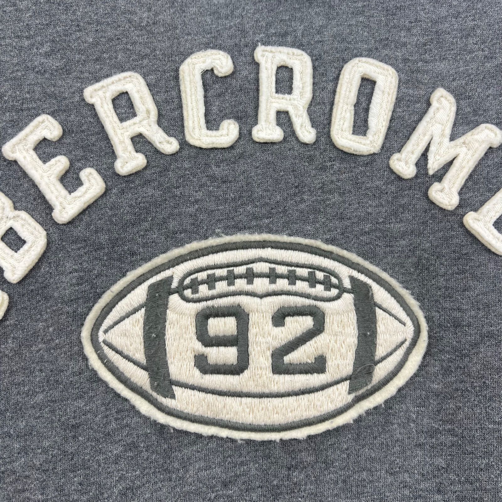 ABERCROMBIE&FITCH 00s y2k archive sweat logo hoodie L アバクロ