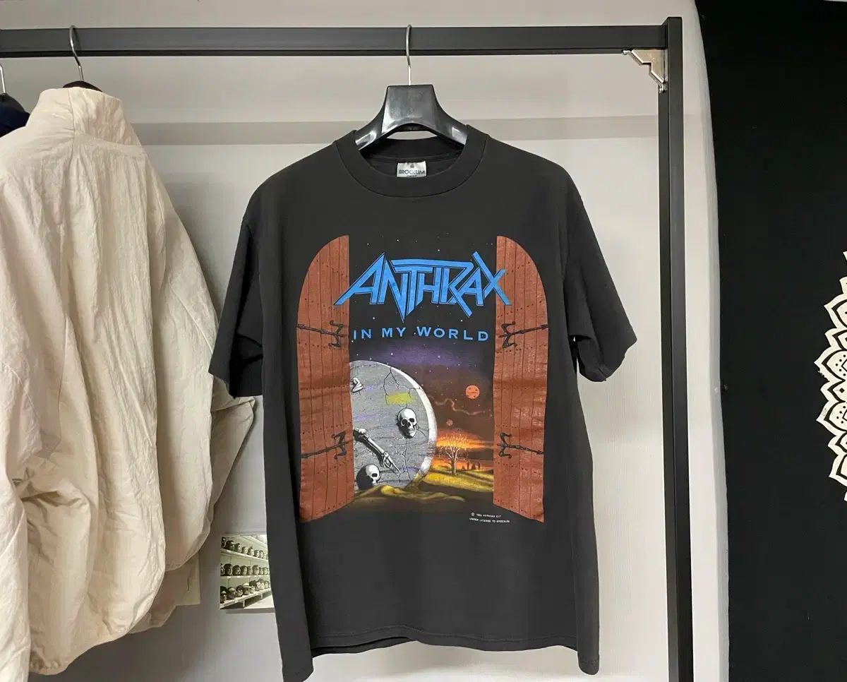 バン t バンドtシャツ ヴィンテージ ANTHRAX バンドTシャツ