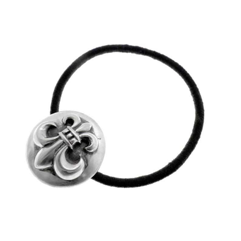 クロムハーツ CHROME HEARTS 【 HAIRBAND 】 BSフレア ボタン ヘアゴム