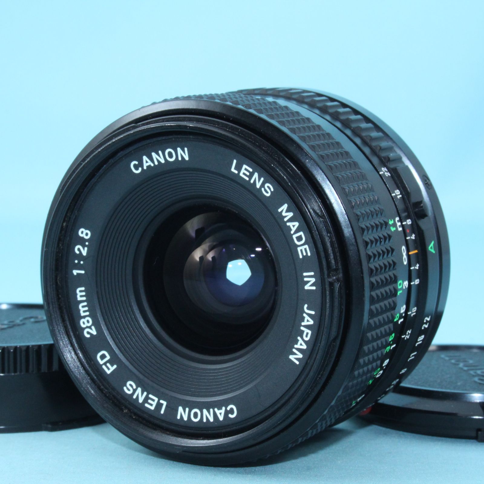美品 Canon New FD 28mm F2.8 返品保証 キヤノン 単焦点 MFレンズ