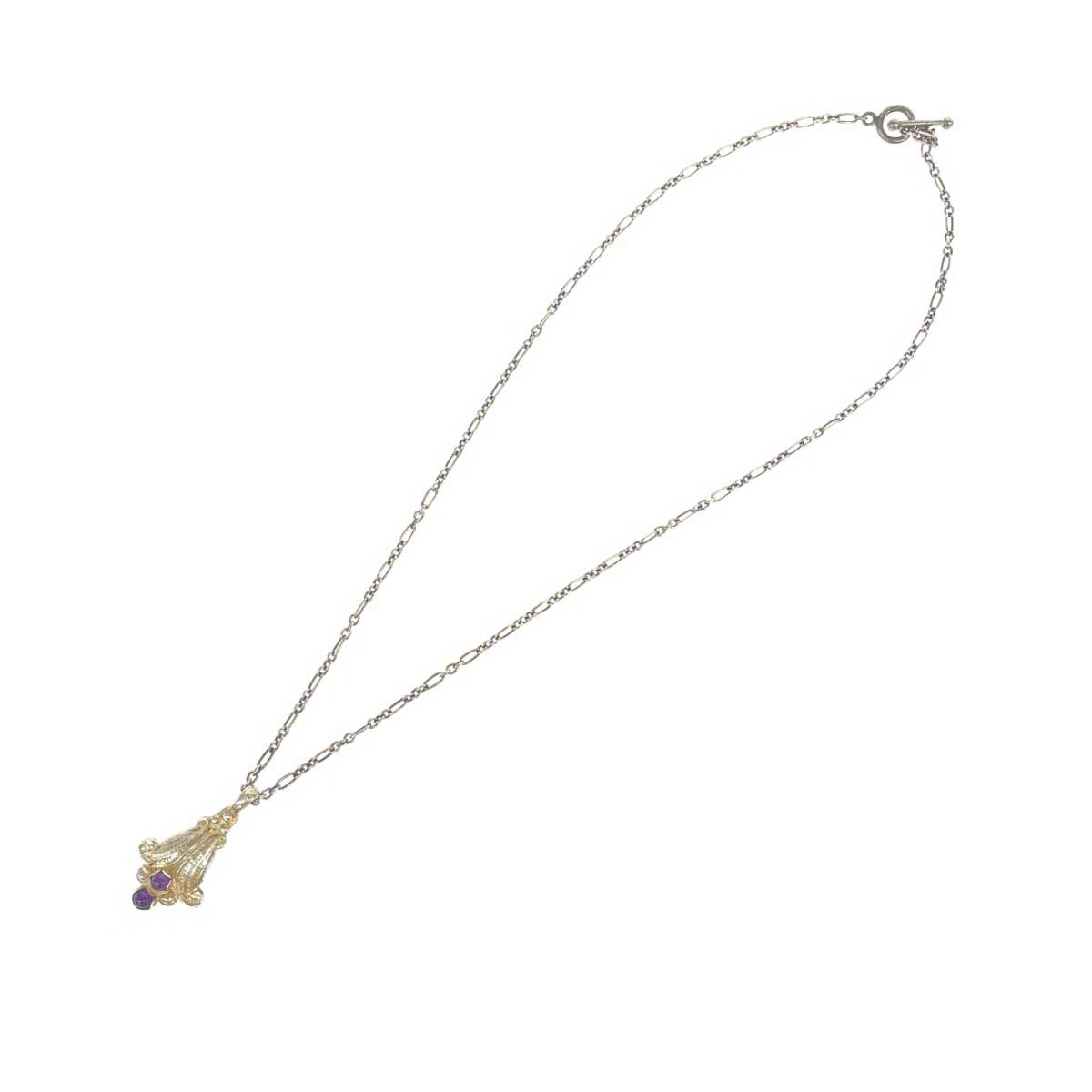   ジョージジェンセン 1993 ネックレス アメジスト ジョージジェンセン 1993 アメジスト ペンダント ネックレス別種