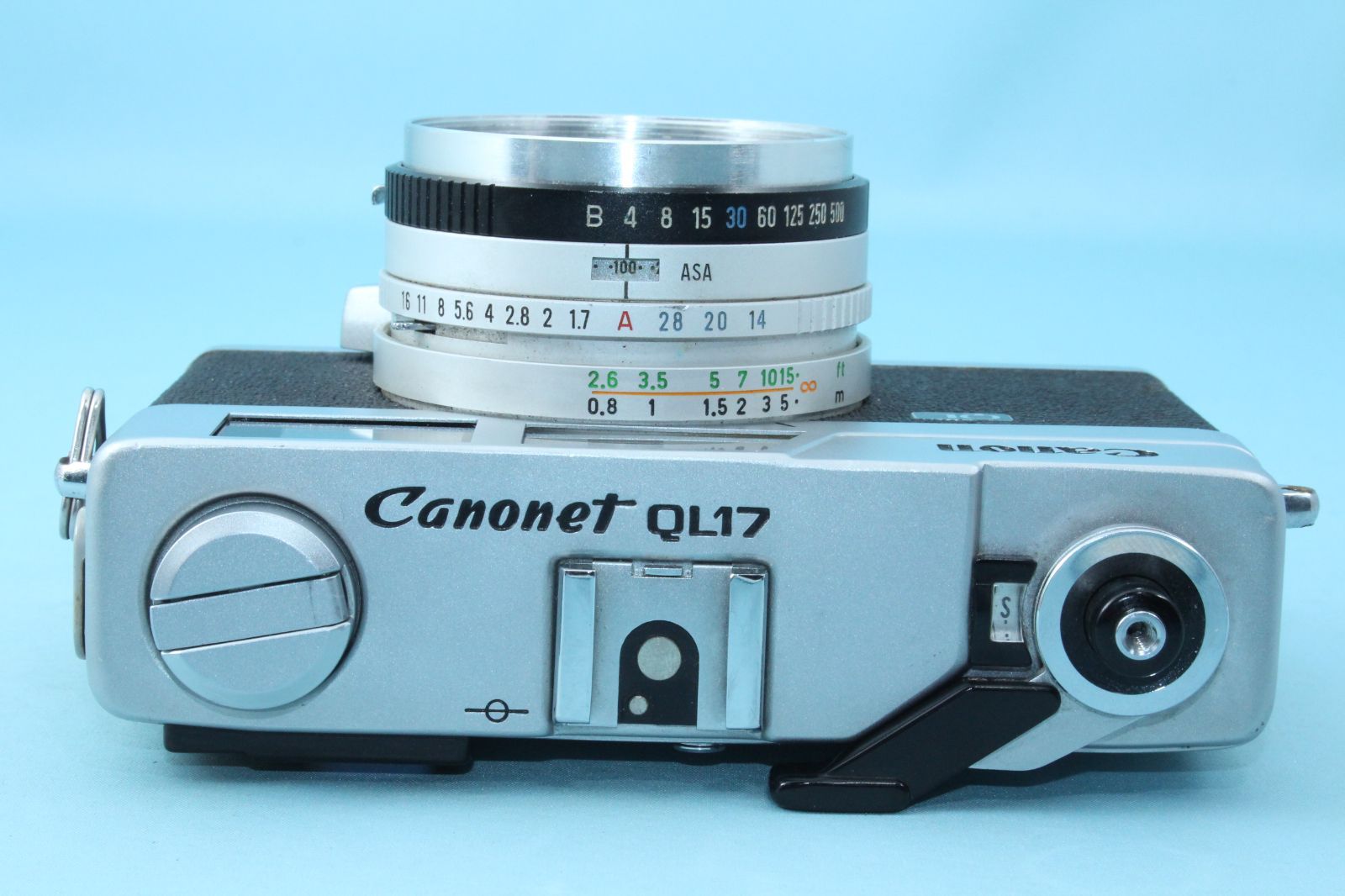 フィルムカメラ Canonet QL17 40mm f/1.7 シャッターOK】CANON