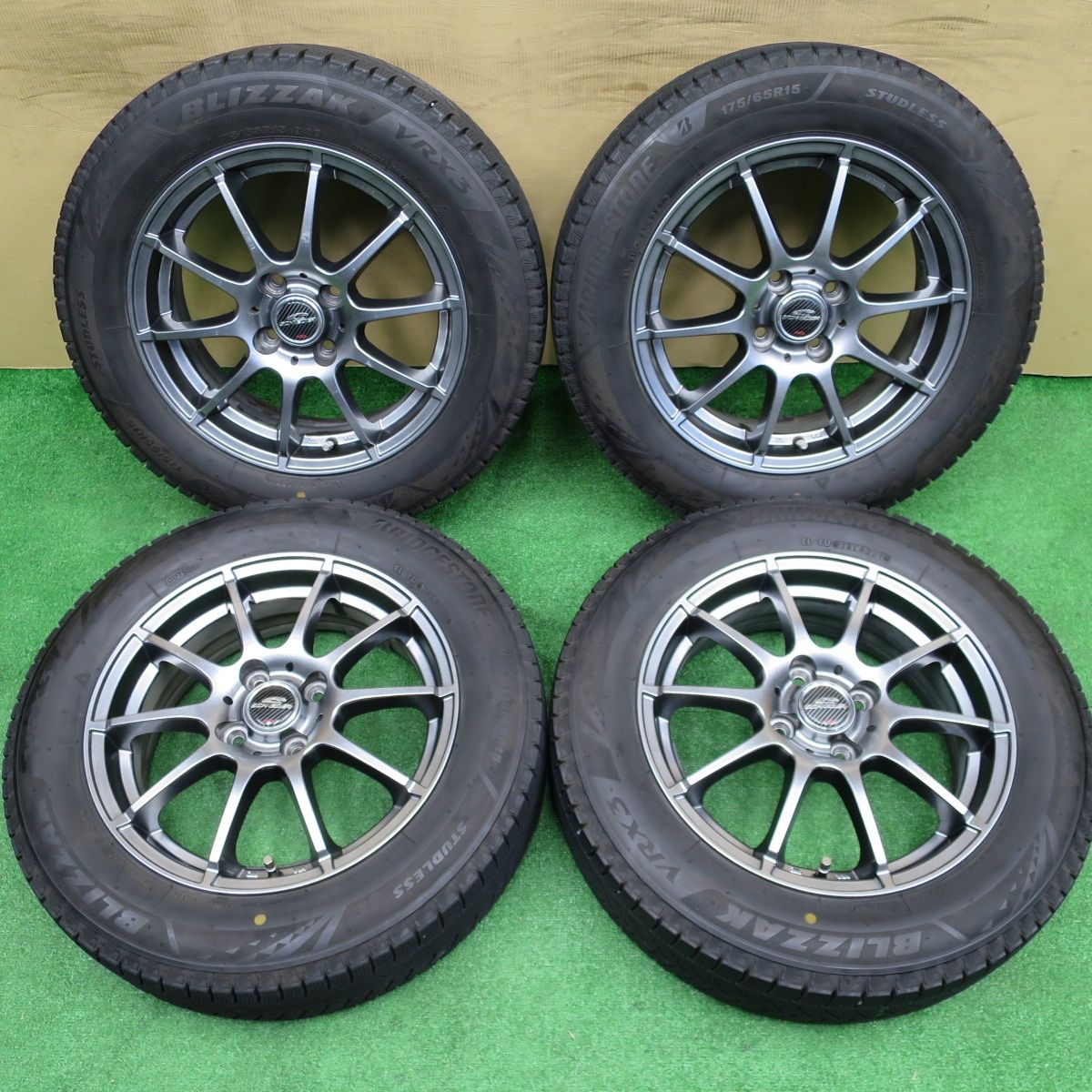 4本価格☆スタッドレス 175/65R15 ブリヂストン ブリザック VRX3