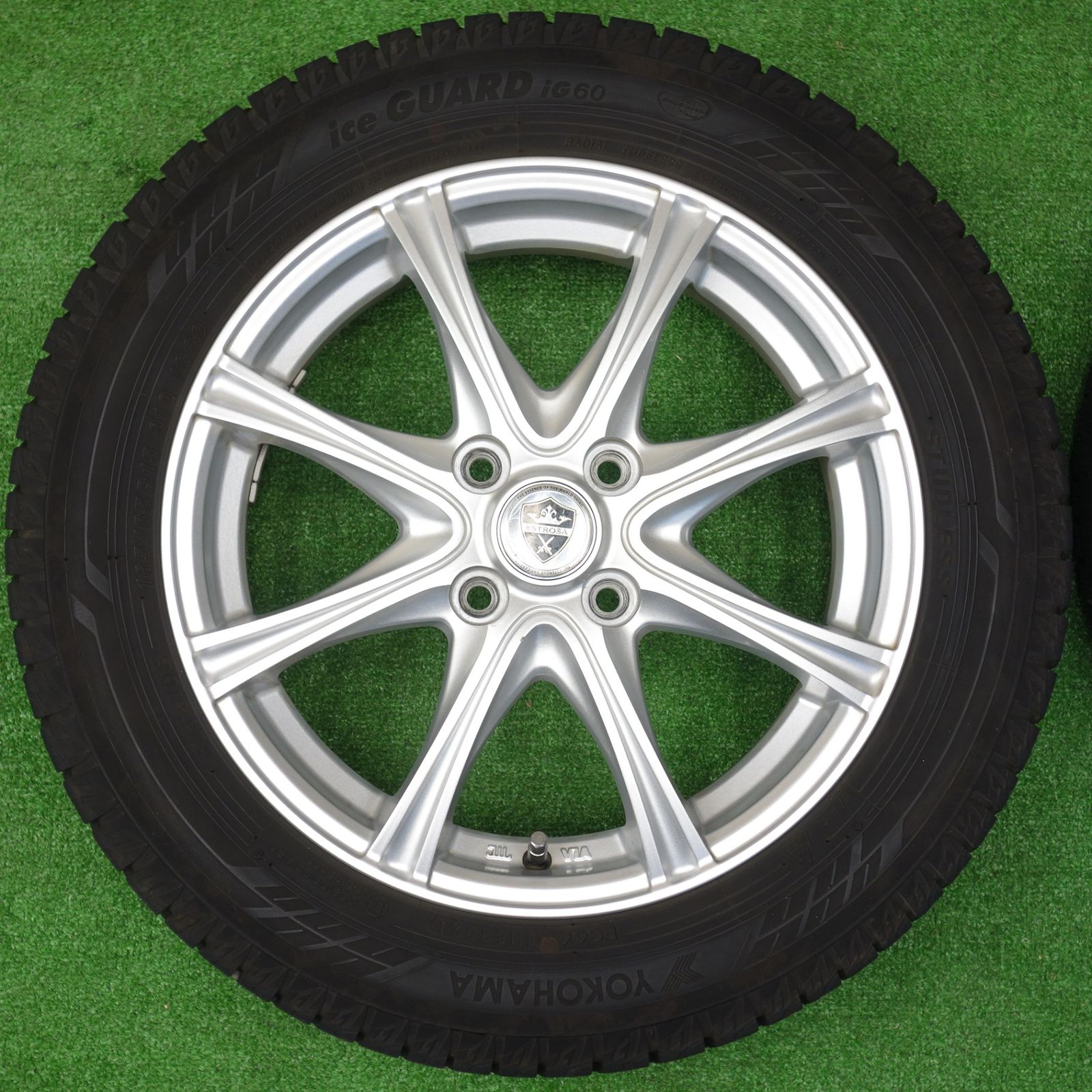 バリ溝！キレイ！9分☆スタッドレス 165/65R15 ヨコハマ アイスガード 