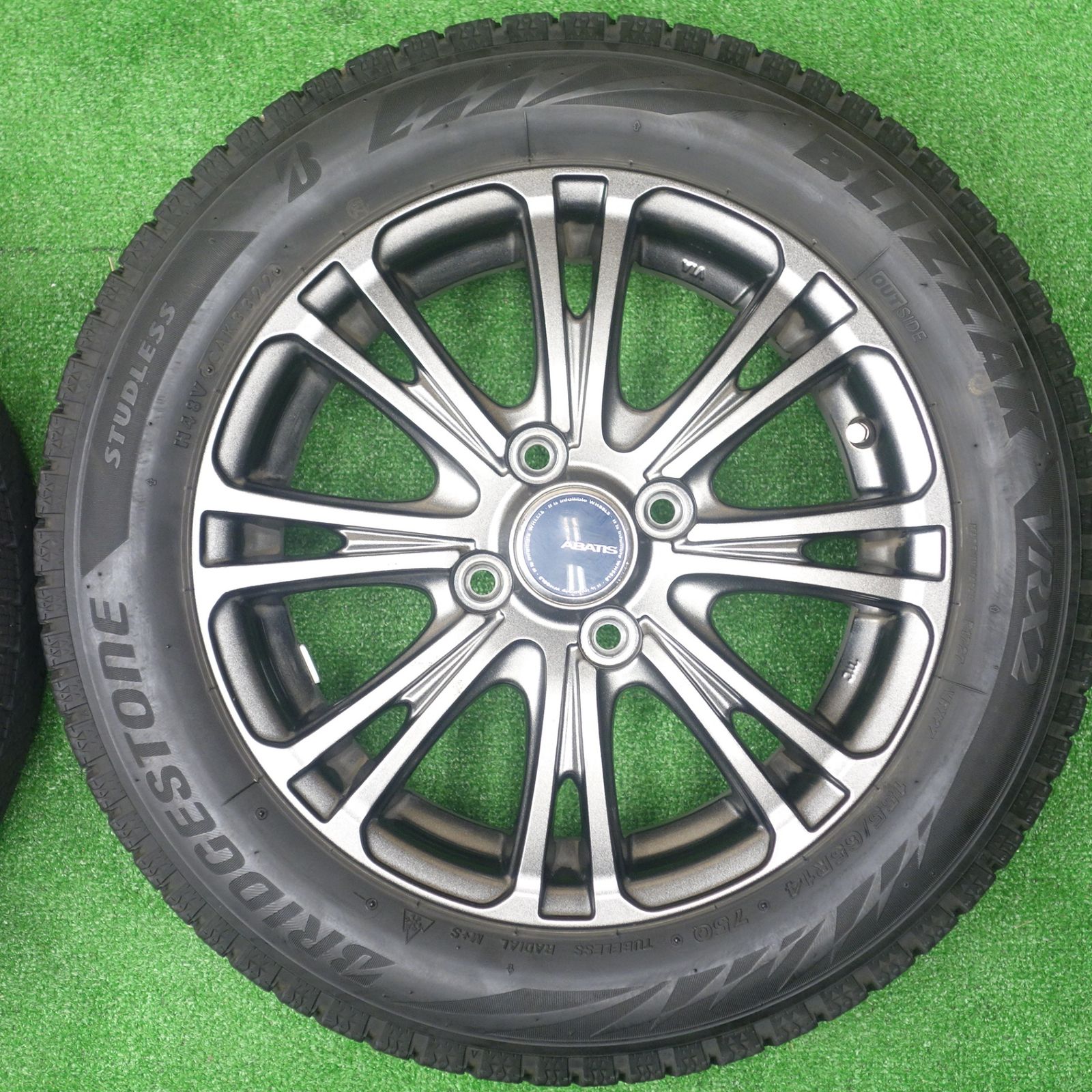 キレイ！22年☆スタッドレス 155/65R14 ブリヂストン ブリザック VRX2 