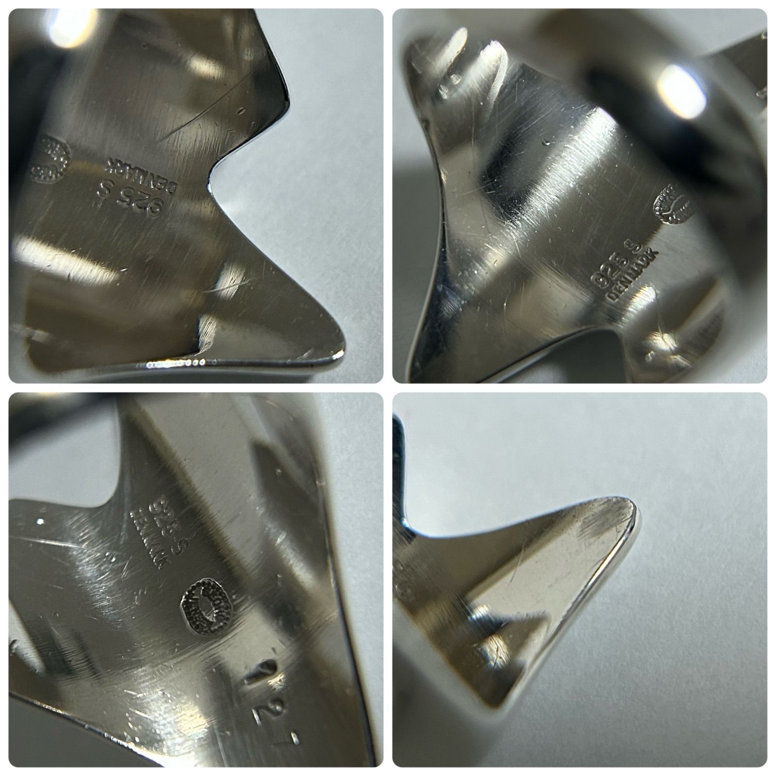 ジョージジェンセン リング 指輪 127 AG925 ヴィンテージ 約12号 Georg