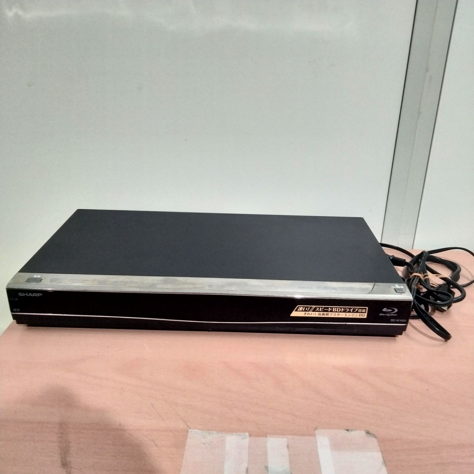 N-6724] シャープ 2014年製 AQUOS ブルーレイレコーダー BD-W1600