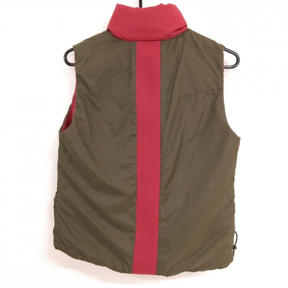 ヒールクリーク 中綿 ダウンベスト レディース 40 L相当 ゴルフ パープル ヒールクリーク 中綿リバーシブルベスト ピンクレッド 裏