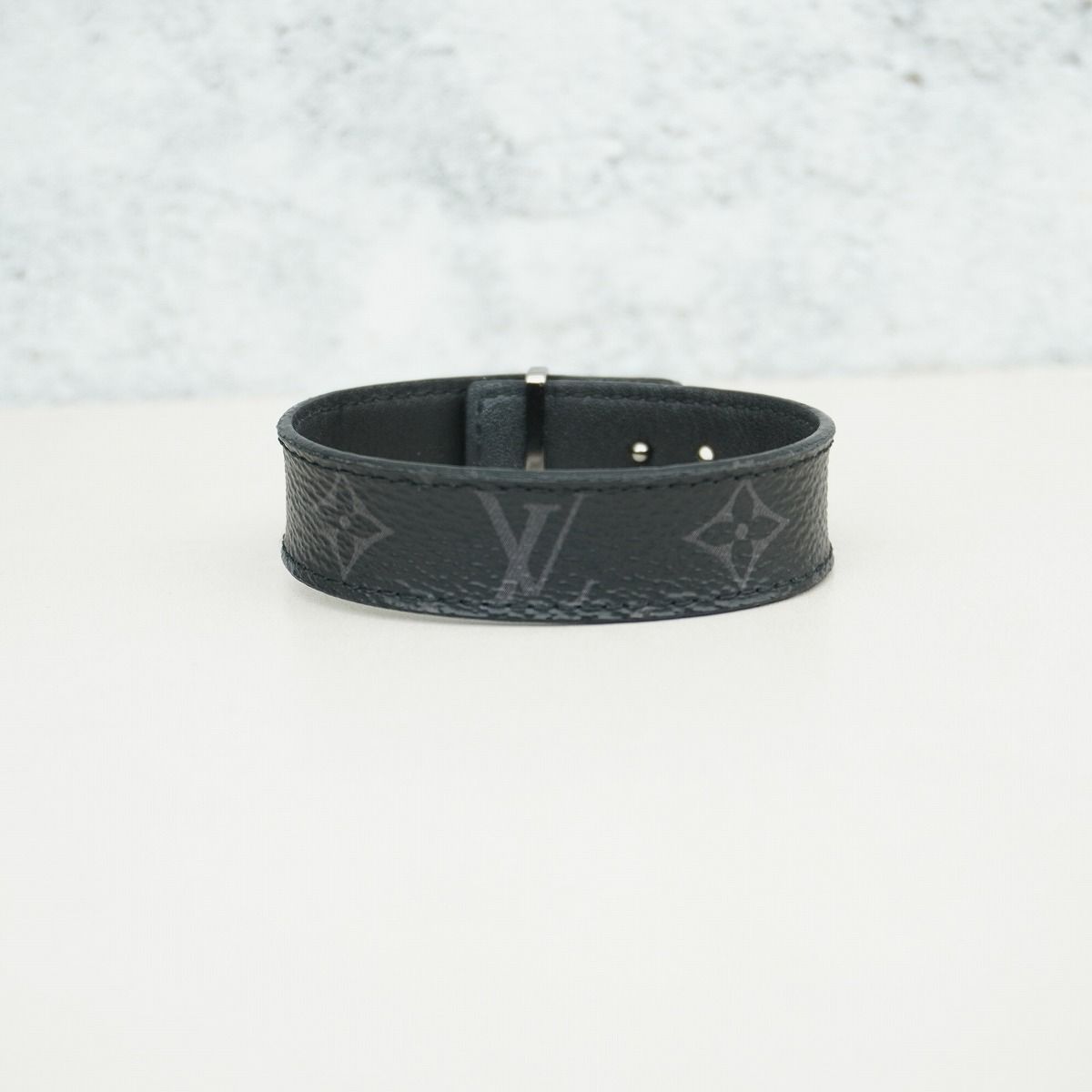 正規 LOUIS VUITTON ルイ ヴィトン ブレスレット LV スリム M6456D