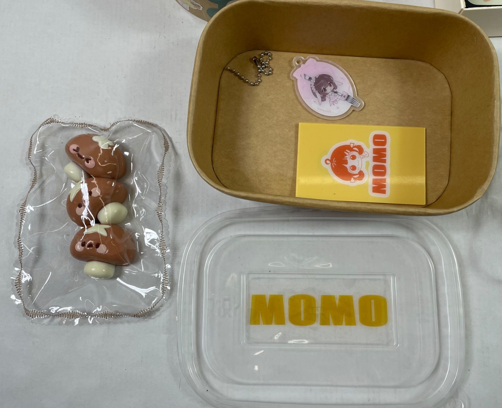 A2441・MOMO スクイーズ 和セット5個 まとめ えんどう おでん いくら