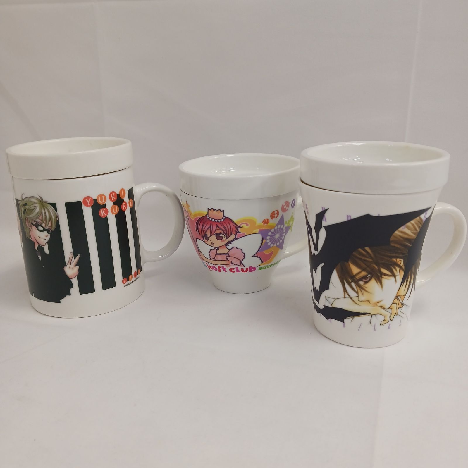 ♥保管品 LaLa 2007年 号 号＆LaLaDX 号応募者全プレ 変身イリュージョンマグカップ セット ヴァンパイア騎士 金色のコルダ 桜蘭高校ホスト部 N