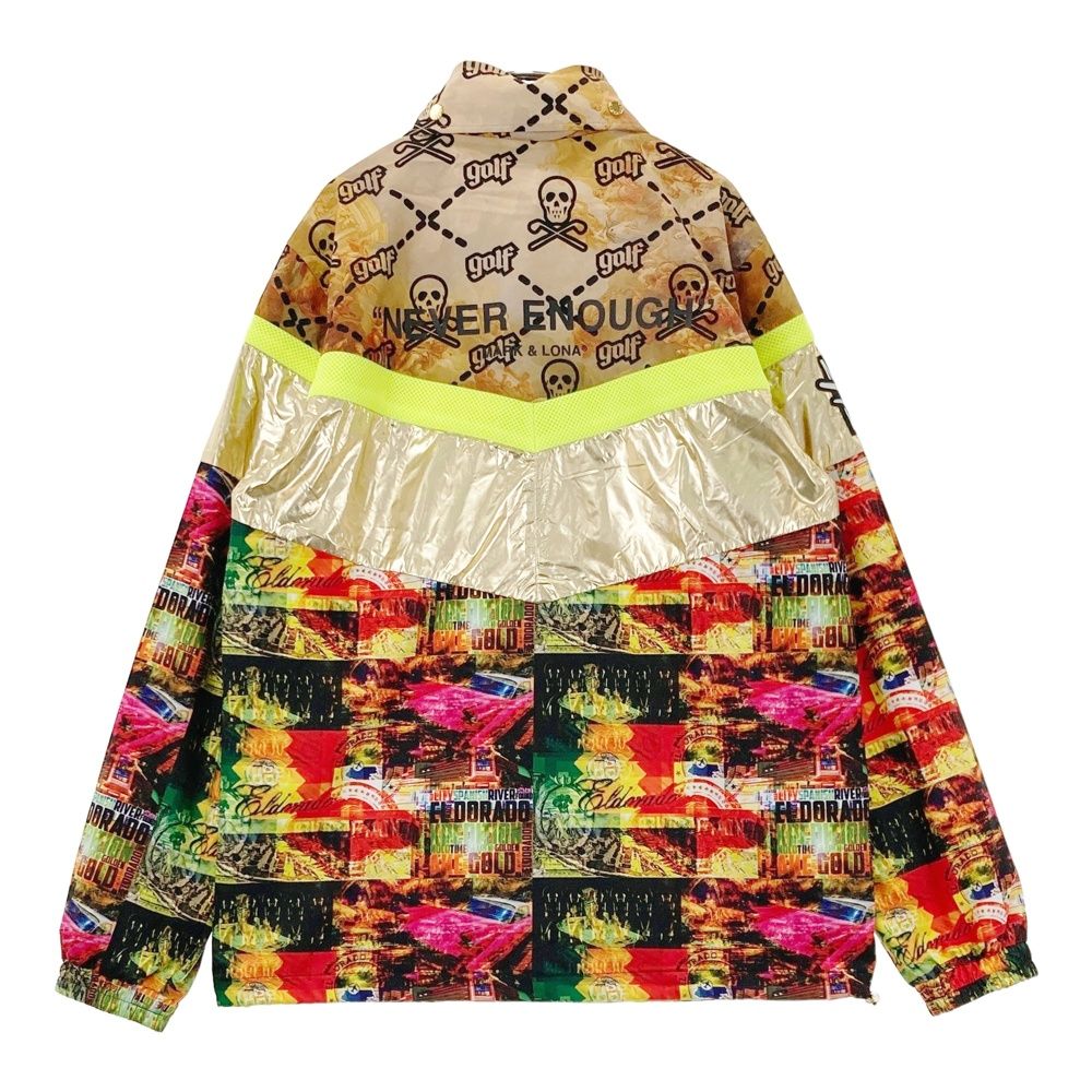 MARK & LONA ゴルフジャケット 48 新品サンプル品 MARK&LONA メンズ ジップアップジャケット 48サイズ