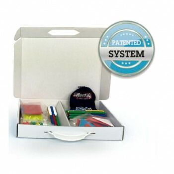 遊びながら学べる イタリア製玩具 スーパーマグSTEAMセット160 694 0002