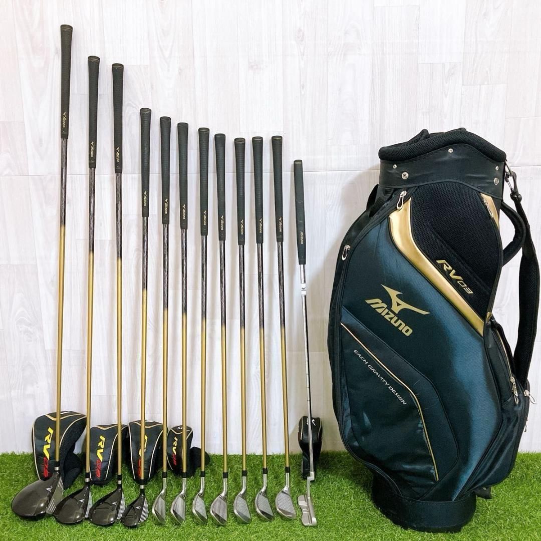MIZUNO RV03 ミズノ メンズゴルフセット 豪華12本 初心者 入門 R
