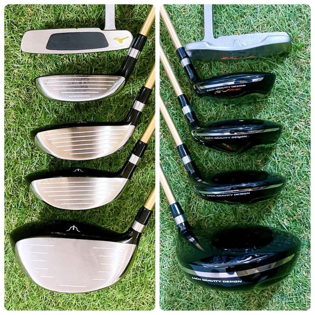 美品 MIZUNO RV03 ミズノ メンズゴルフセット 12本 初心者 R MIZUNO RV03 ミズノ メンズゴルフセット 豪華12本 初心者 入門 R
