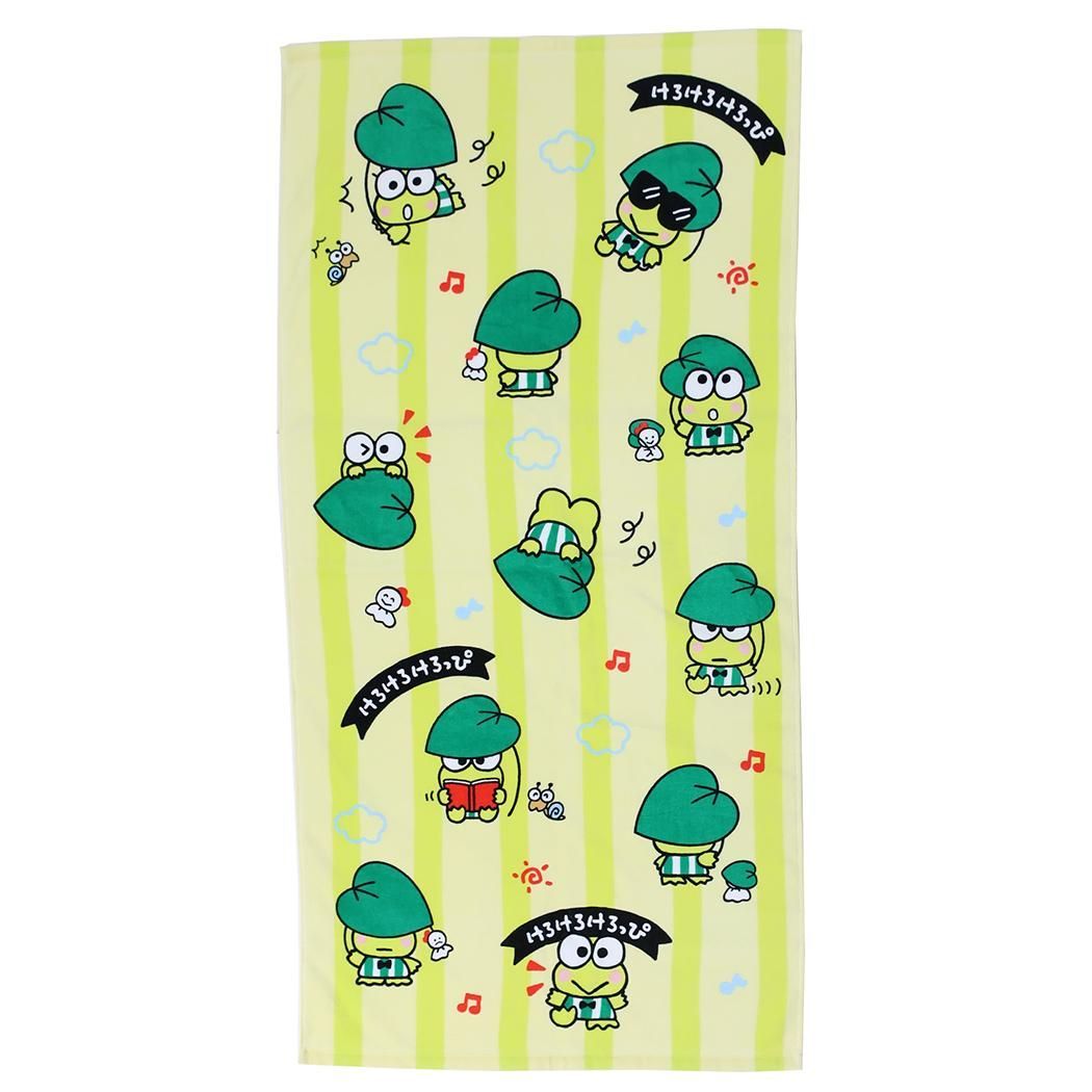 昭和レトロ　けろけろけろっぴ　サンリオ　タオルケット　バスタオル 昭和レトロ けろけろけろっぴ サンリオ タオルケット バスタオル 昭和
