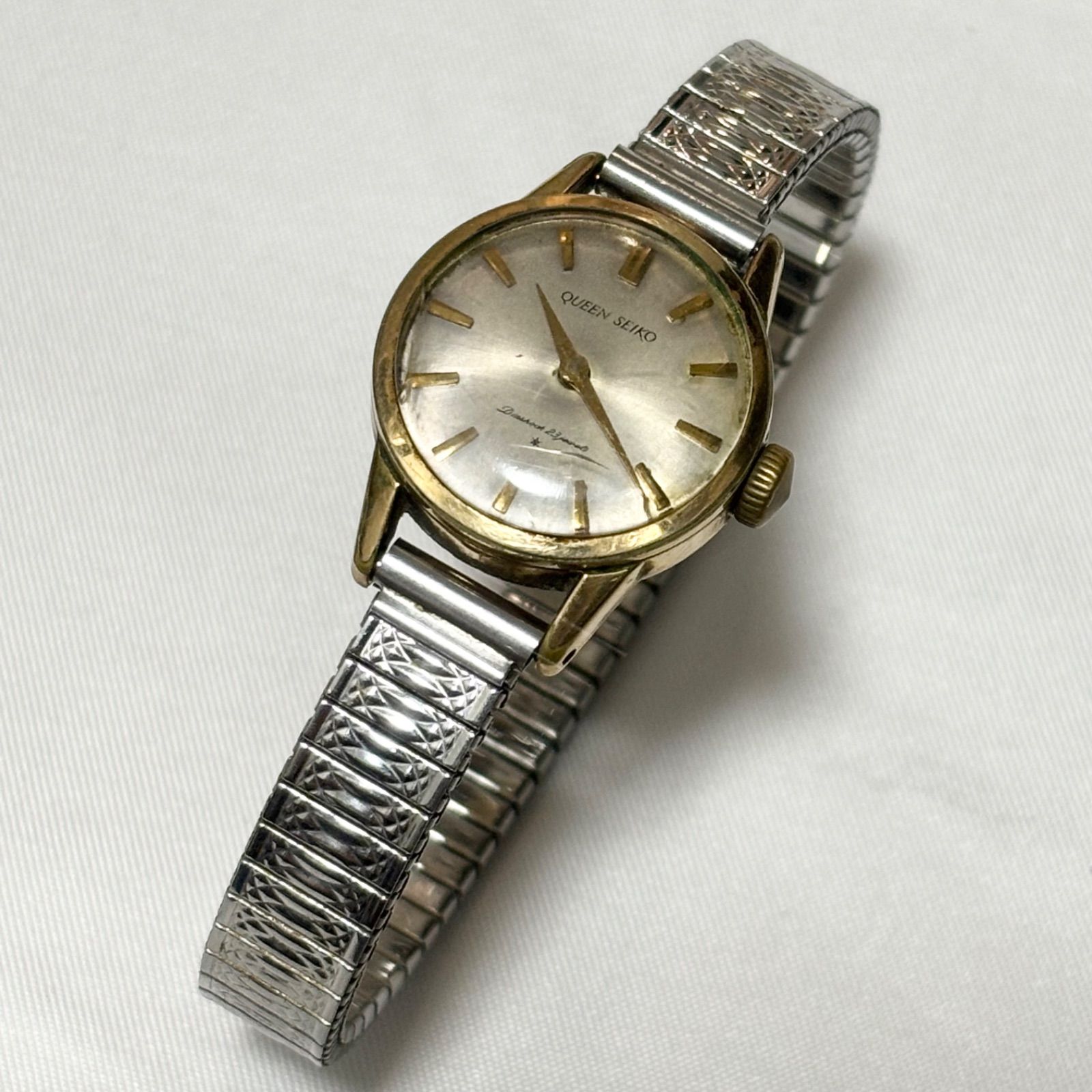 SEIKO 手巻き時計 QUEEN SEIKO クイーンセイコー　美品　稼動品 送料無料】QUEEN SEIKO/クイーンセイコー/23石/レディース/シャンパン