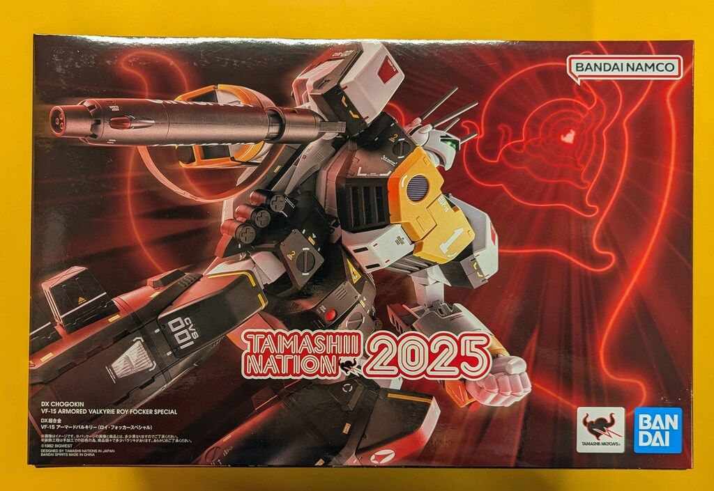 BANDAI SPIRITS DX超合金 超時空要塞マクロス VF 1 S アーマードバルキリー ロイ フォッカースペシャル