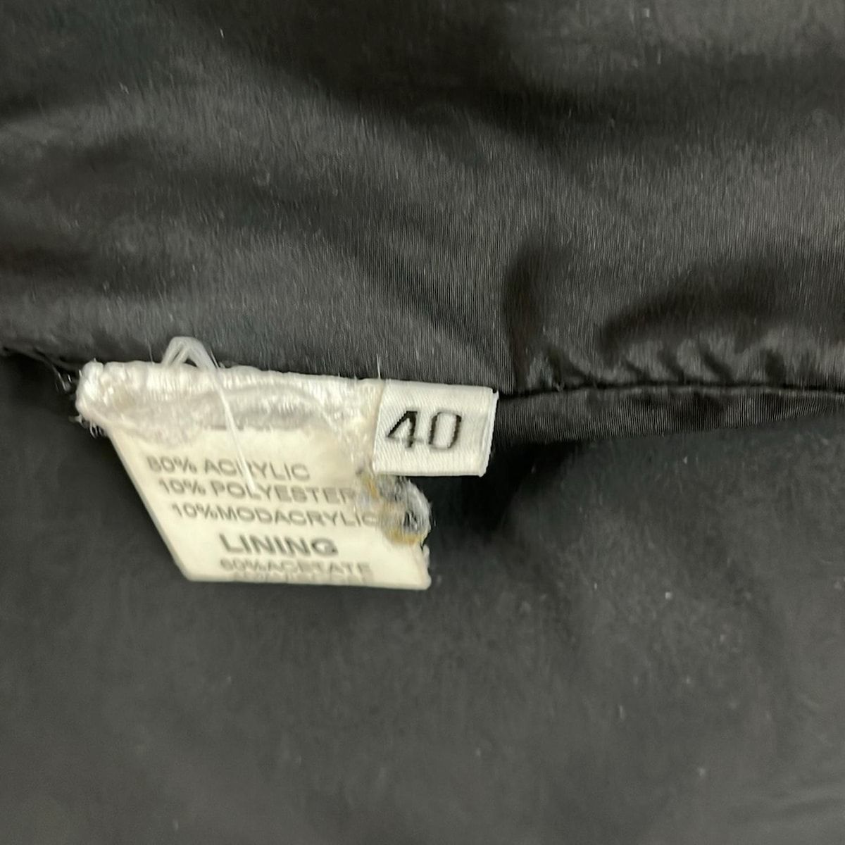 AINEA(アイネア) コート サイズ40 M レディース美品 - アイボリー×黒  