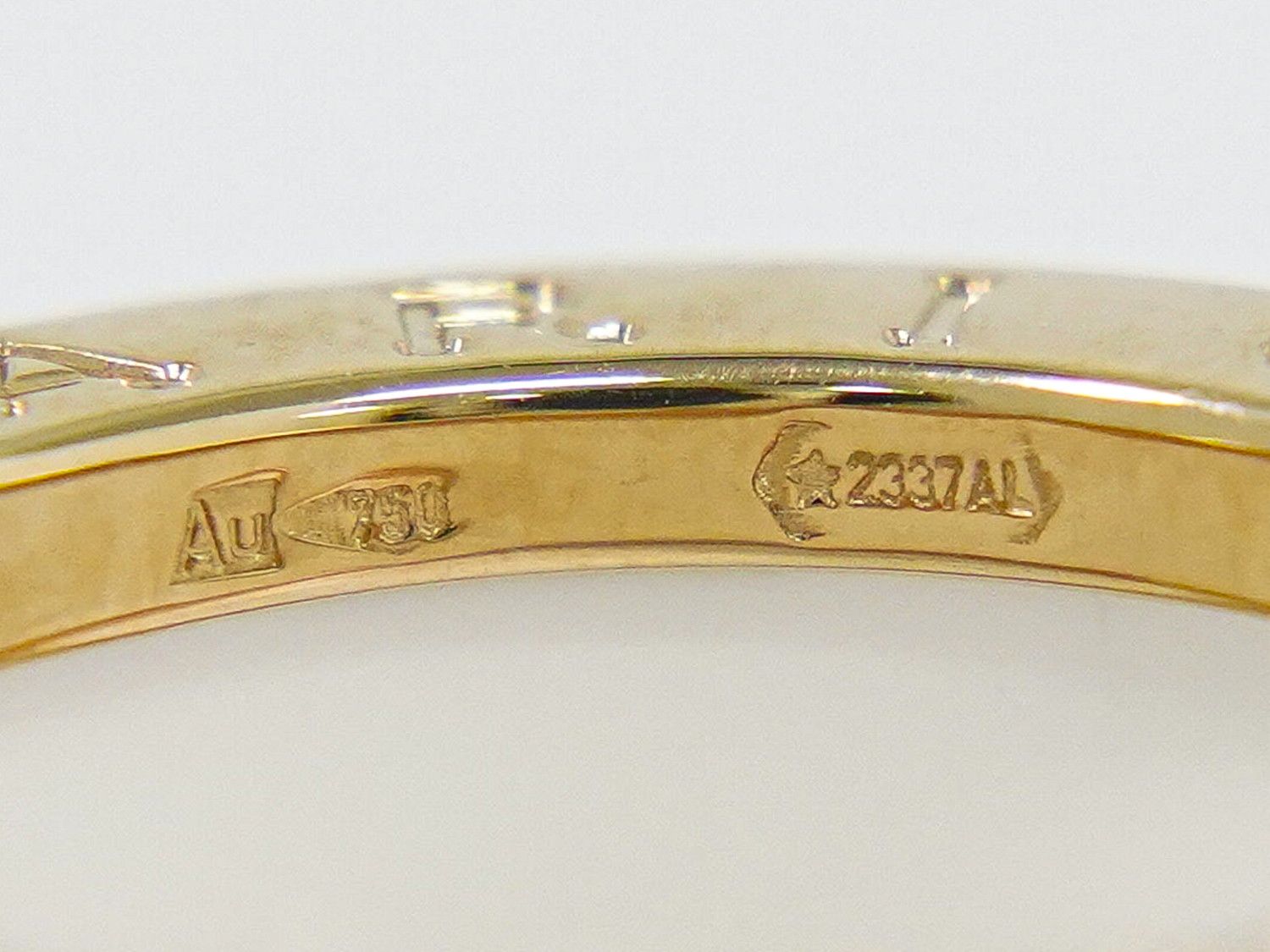 本物 ブルガリ BVLGARI ビーゼロワン B-ZERO1 Au750 PG セラミック