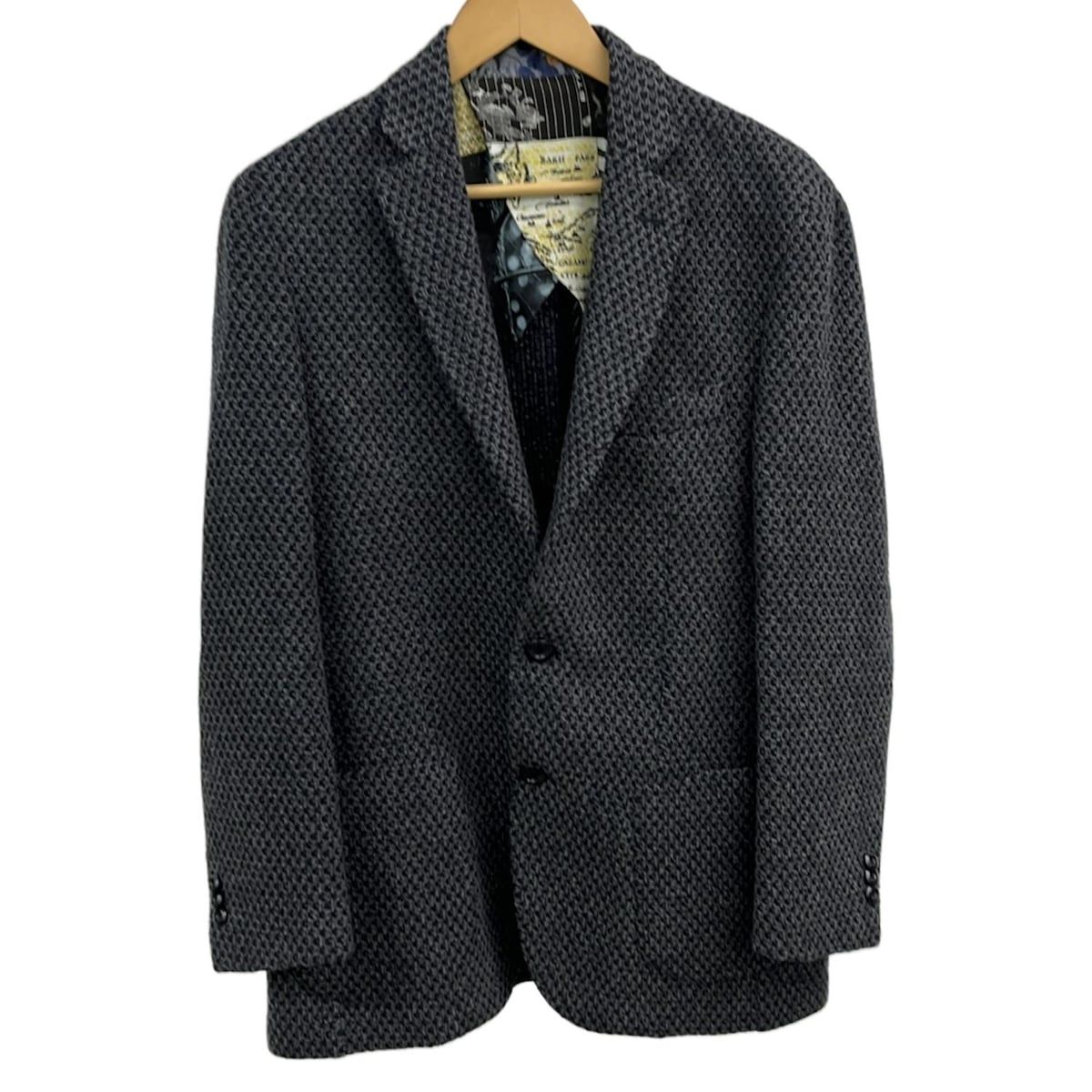 ETRO エトロ　ジャケット　Lサイズ ETRO(エトロ) ジャケット サイズ54 L メンズ美品 - グレー×ダーク