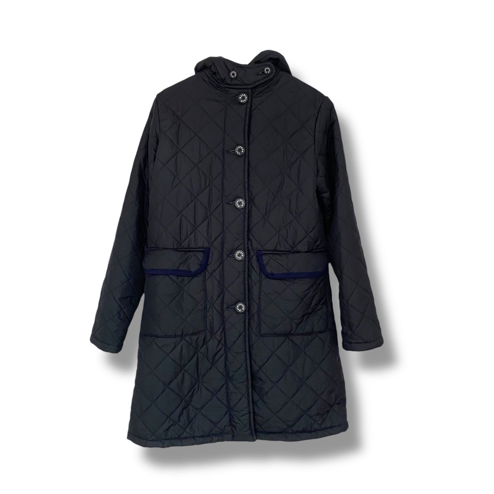MACKINTOSH ネイビー キルティングロングコート MACKINTOSH マッキントッシュ ネイビー キルティングコート ロング