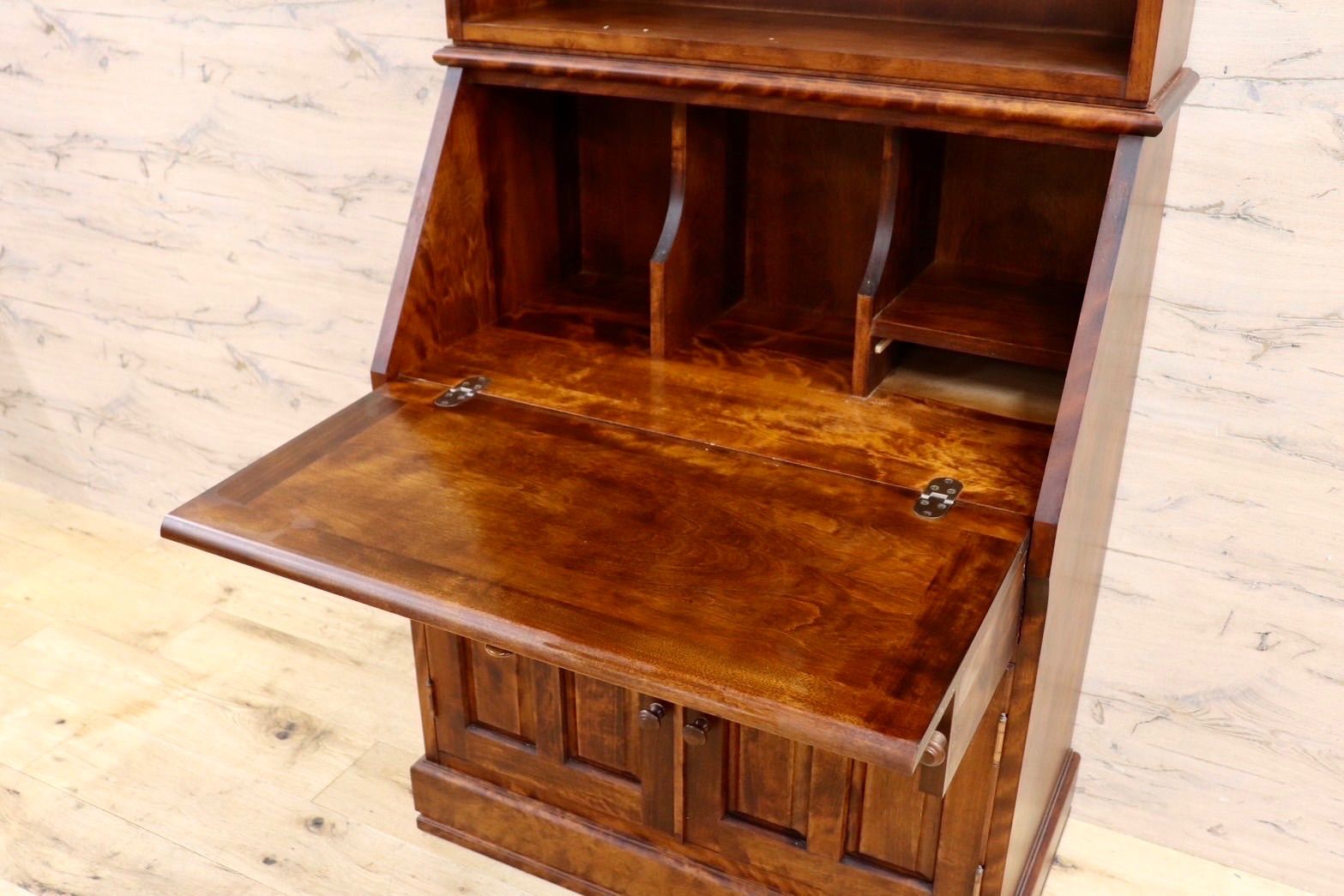 GMIS416○えぞ民芸家具 / 蝦夷民藝家具 ライティングビューロー デスク